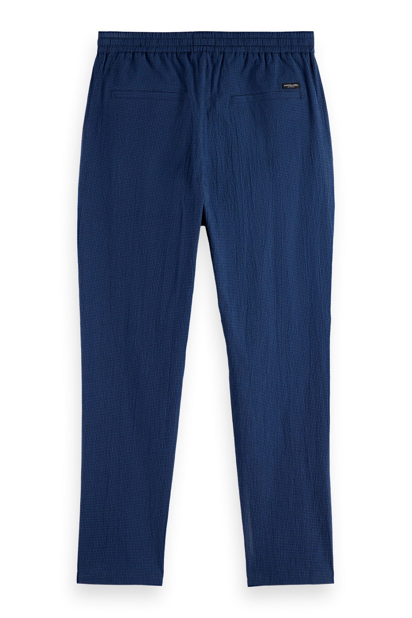 FINCH - COTTON BLEND SEERSUCKER TAPERED FIT JOGGER SKY CAPTA 2