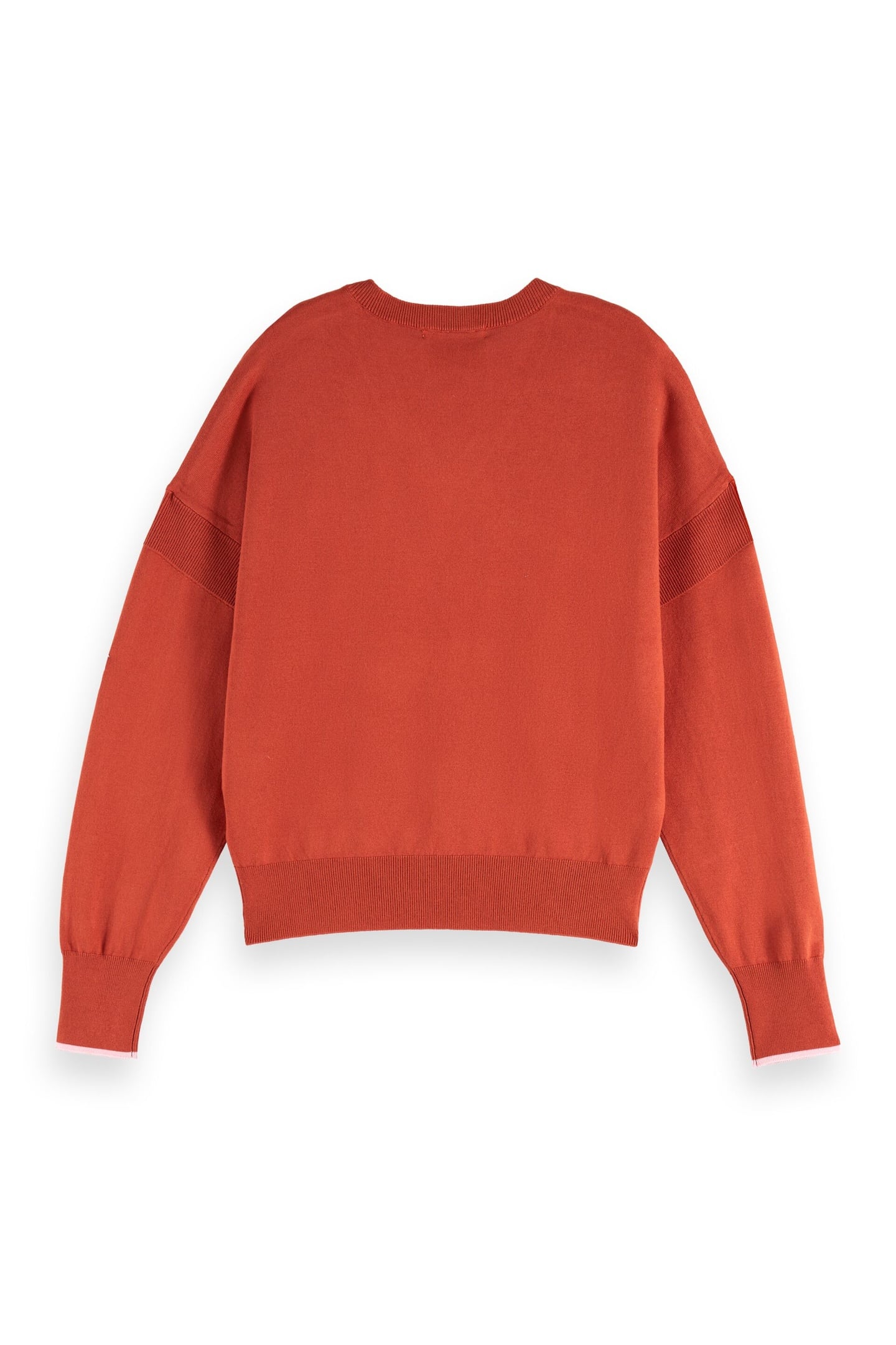 V-NECK RELAXED PULLOVER KETCHUP 5