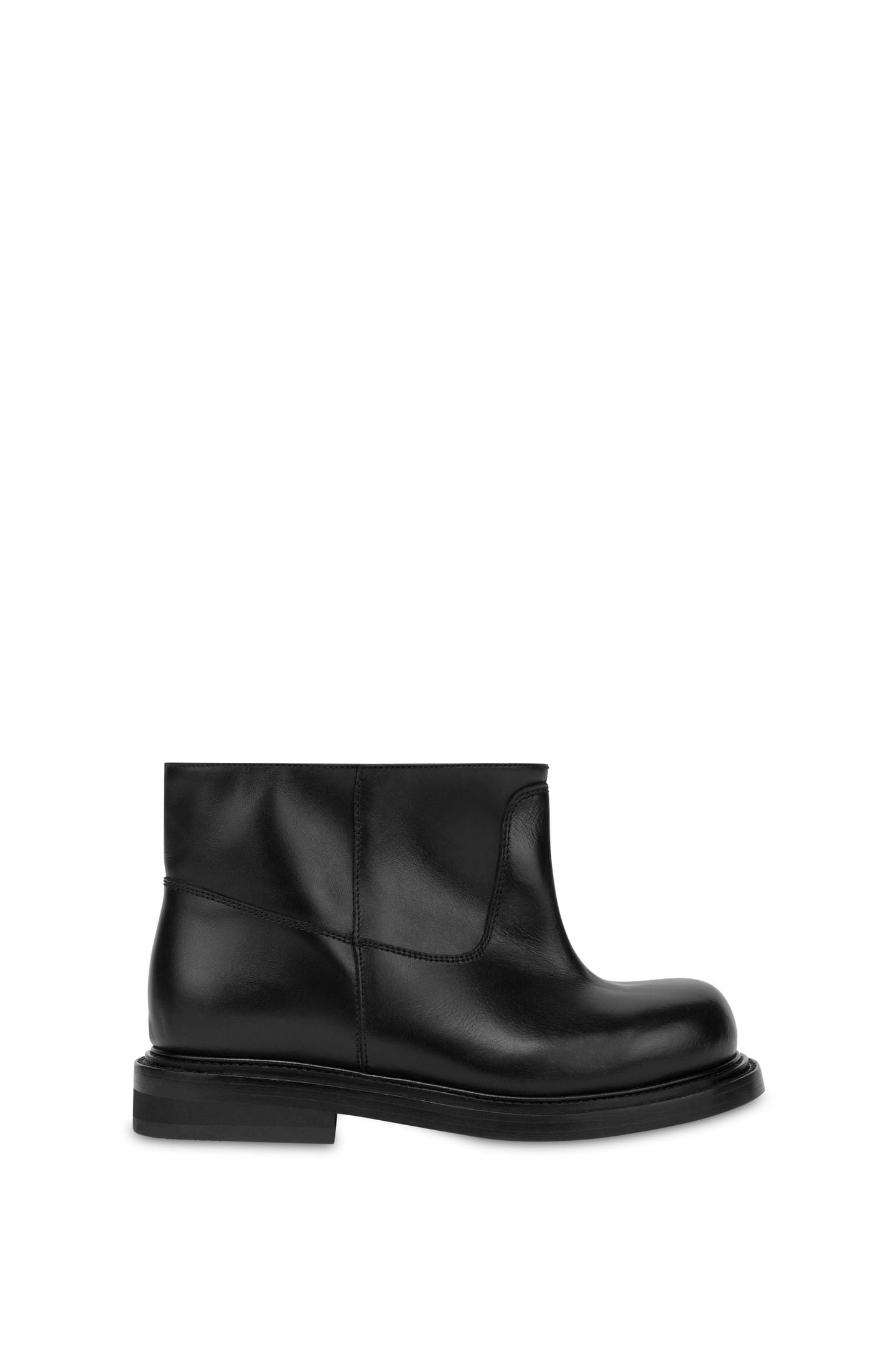 OLIVIA CALFSKIN ANKLE BOOTS BLACK 1