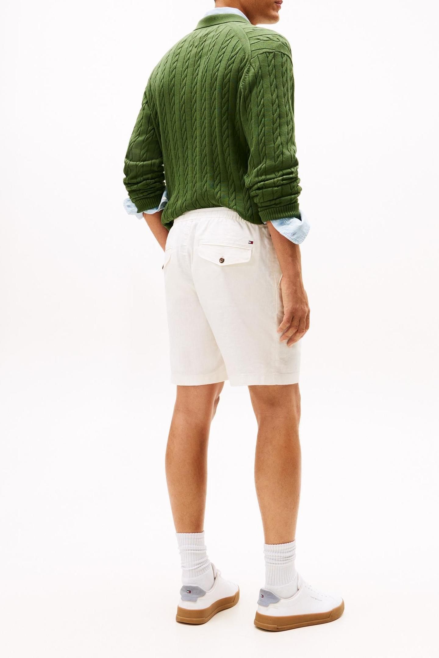 MERCER 7'' PULL ON SHORTS IVORY SILK 2