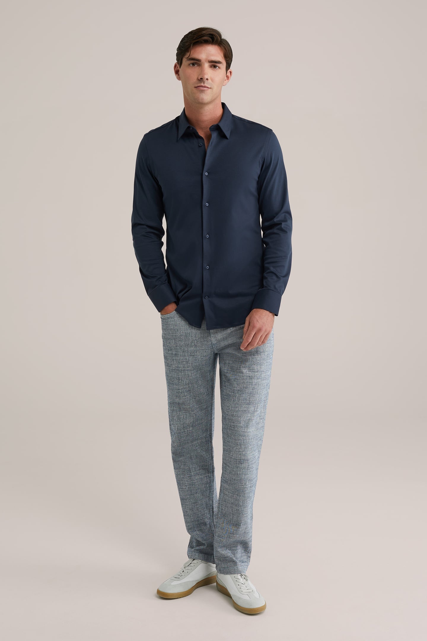 5-POCKET MID WAIST BLUE 3