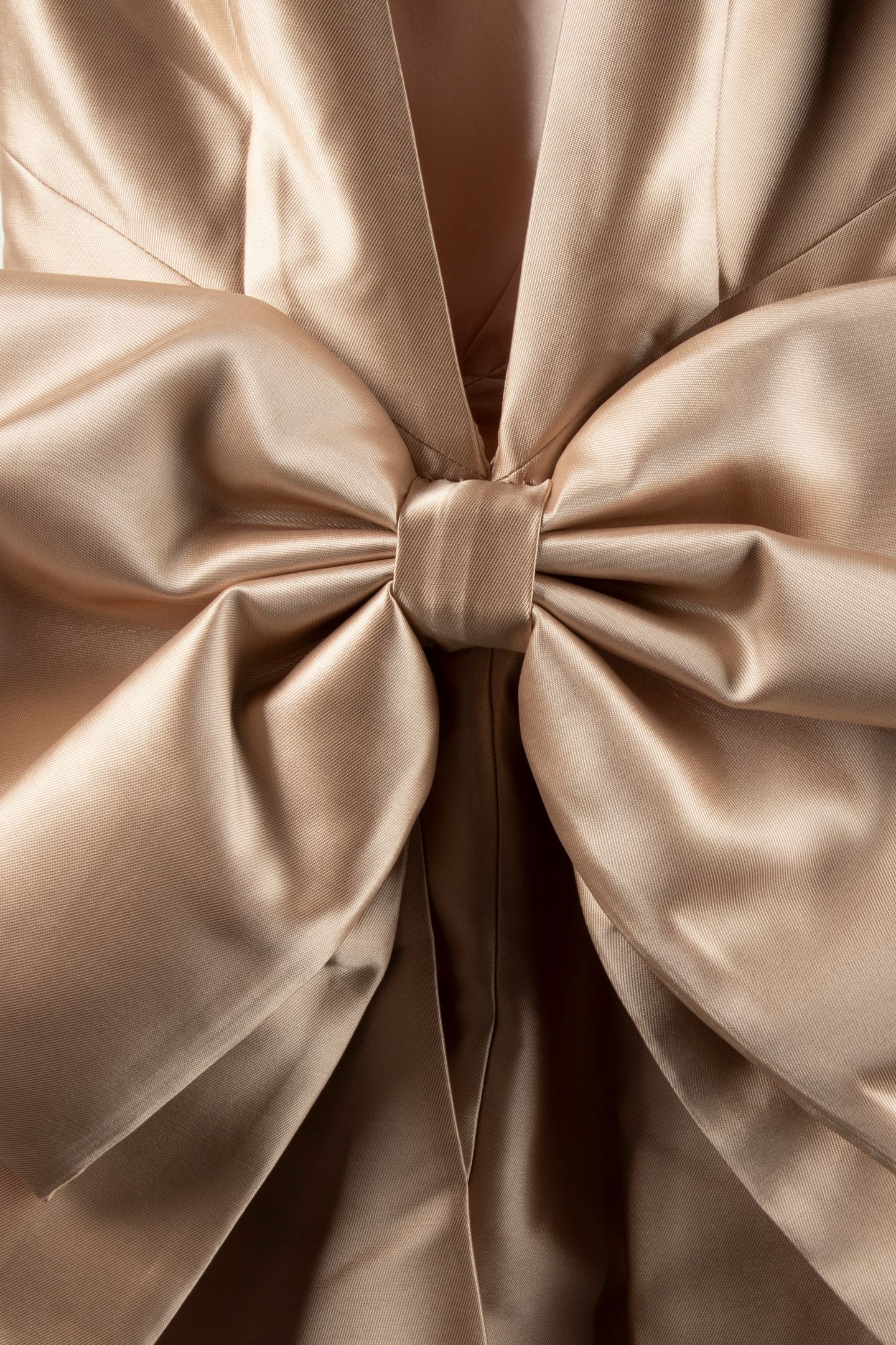 BOW DETAIL MINI DRESS GOLD 5