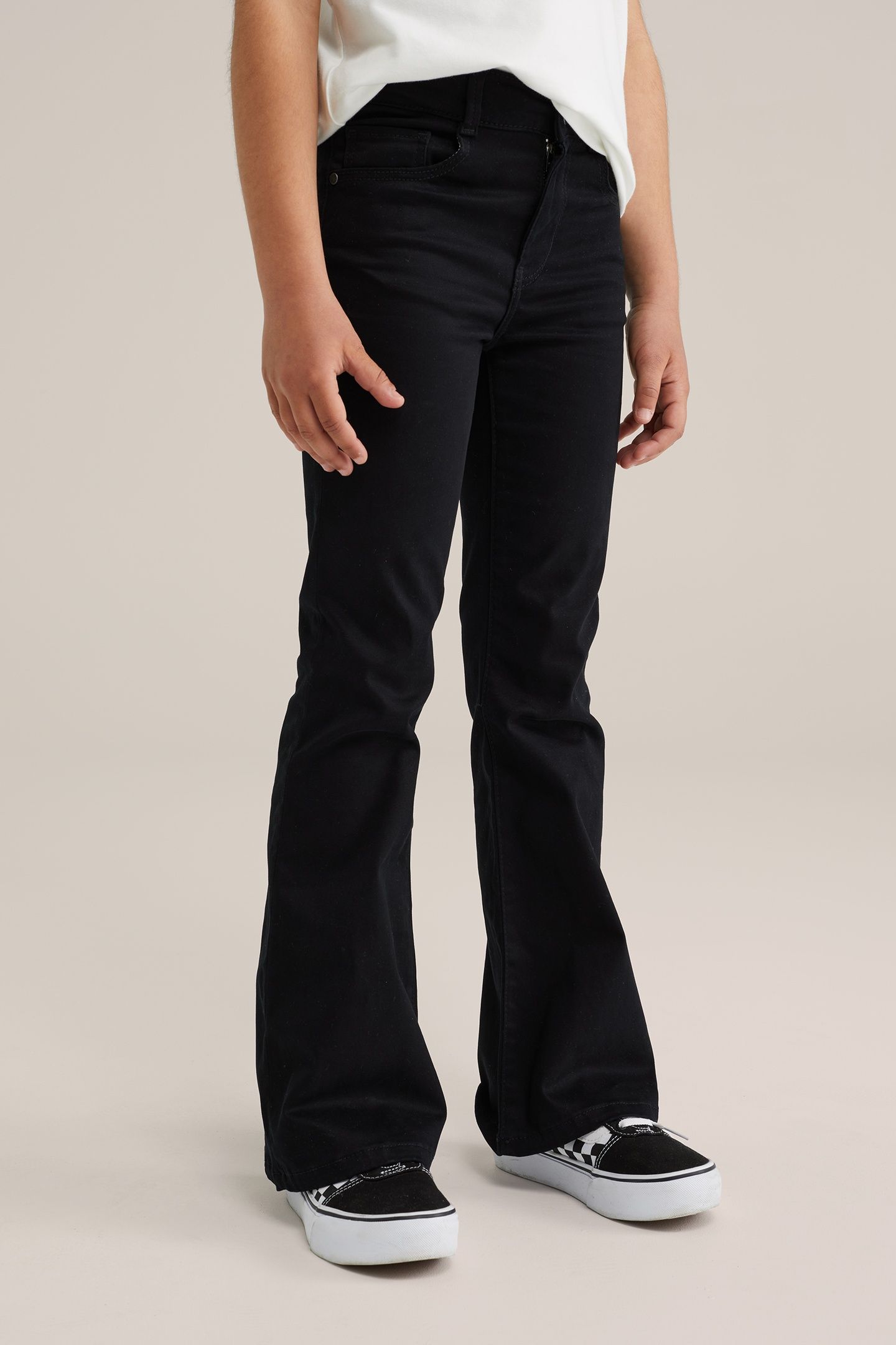 5-POCKET MID WAIST BLACK 1