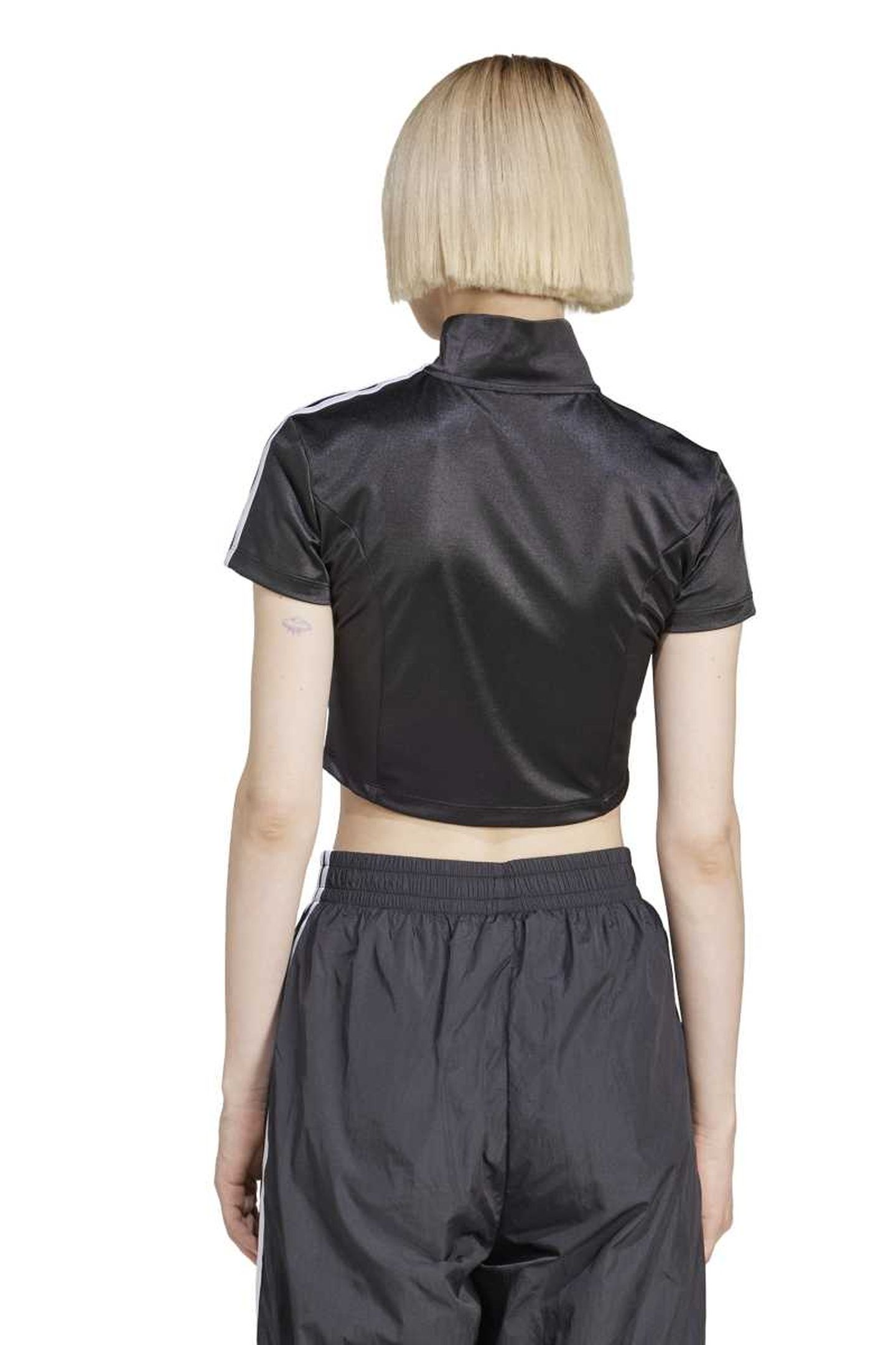 ORIGINALS ADICOLOR SHORT SLEEVE TRACK TOP BLACK 2