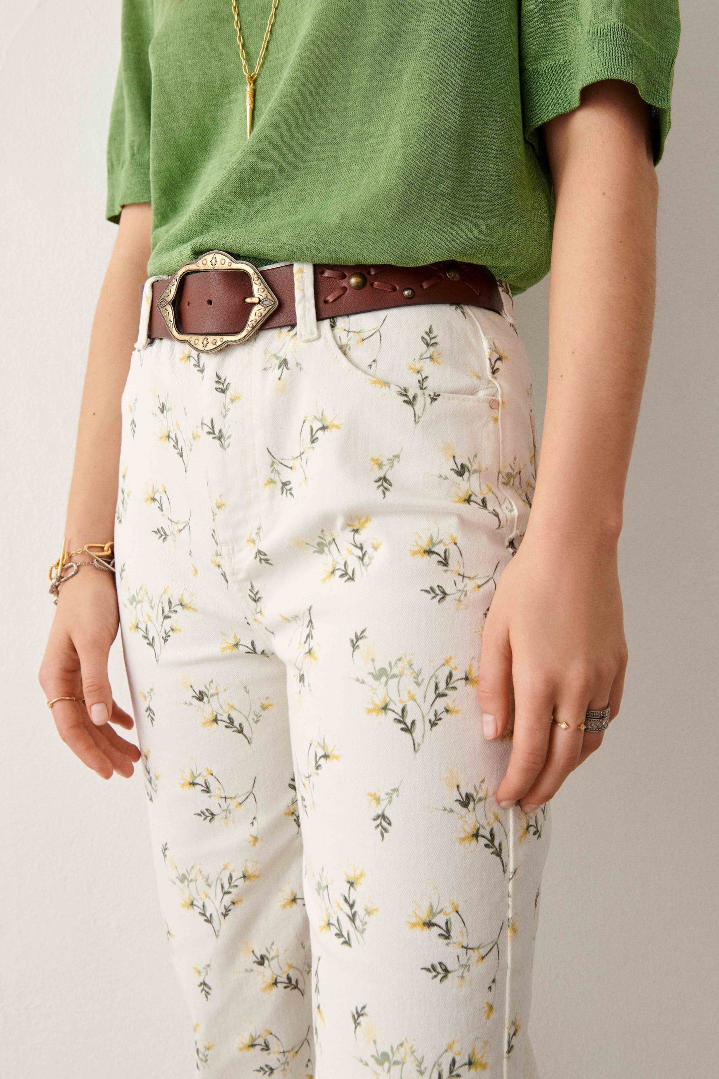 PANTALON FREYA ECRU 3