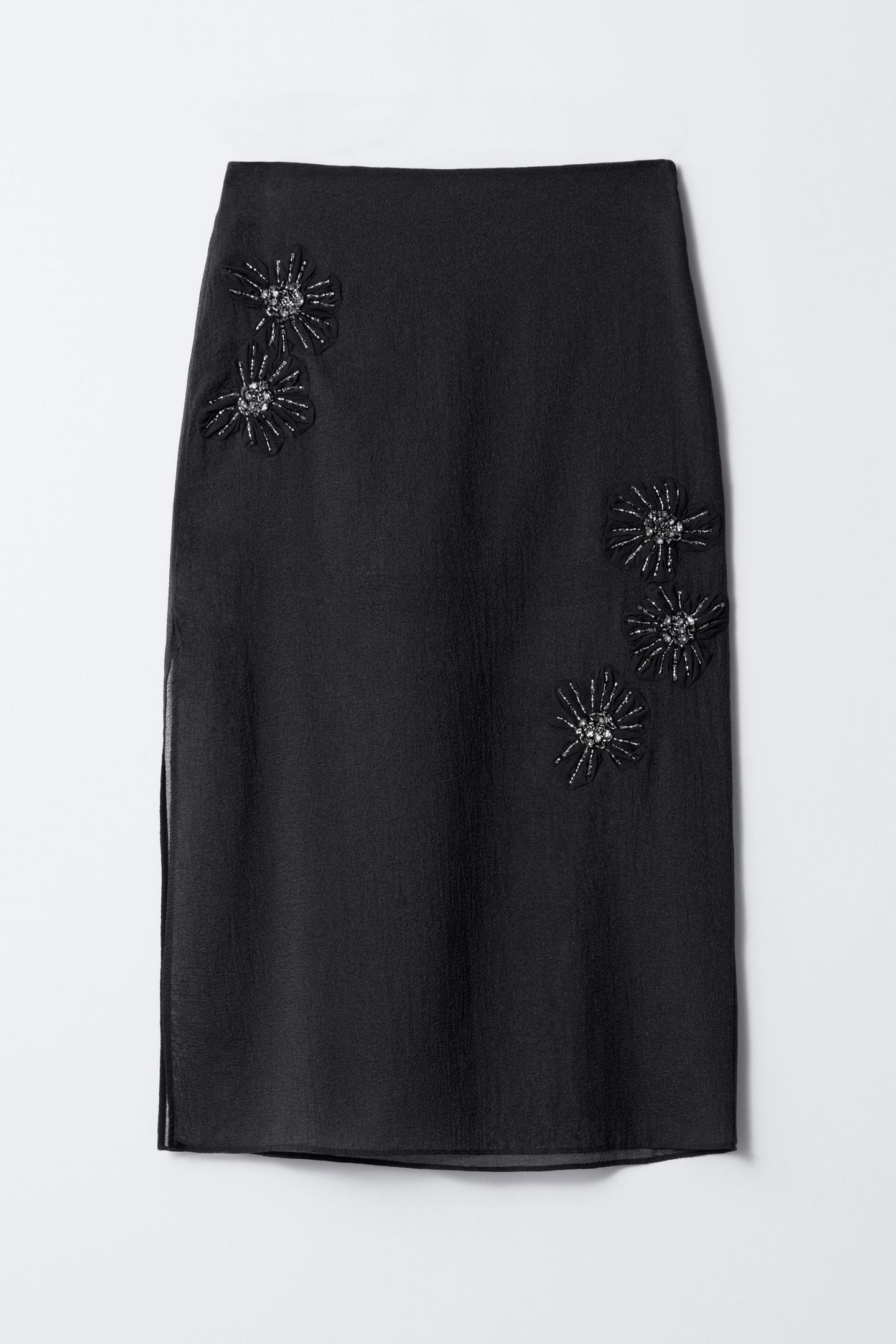 CAULINE MIDI SKIRT BLACK 3