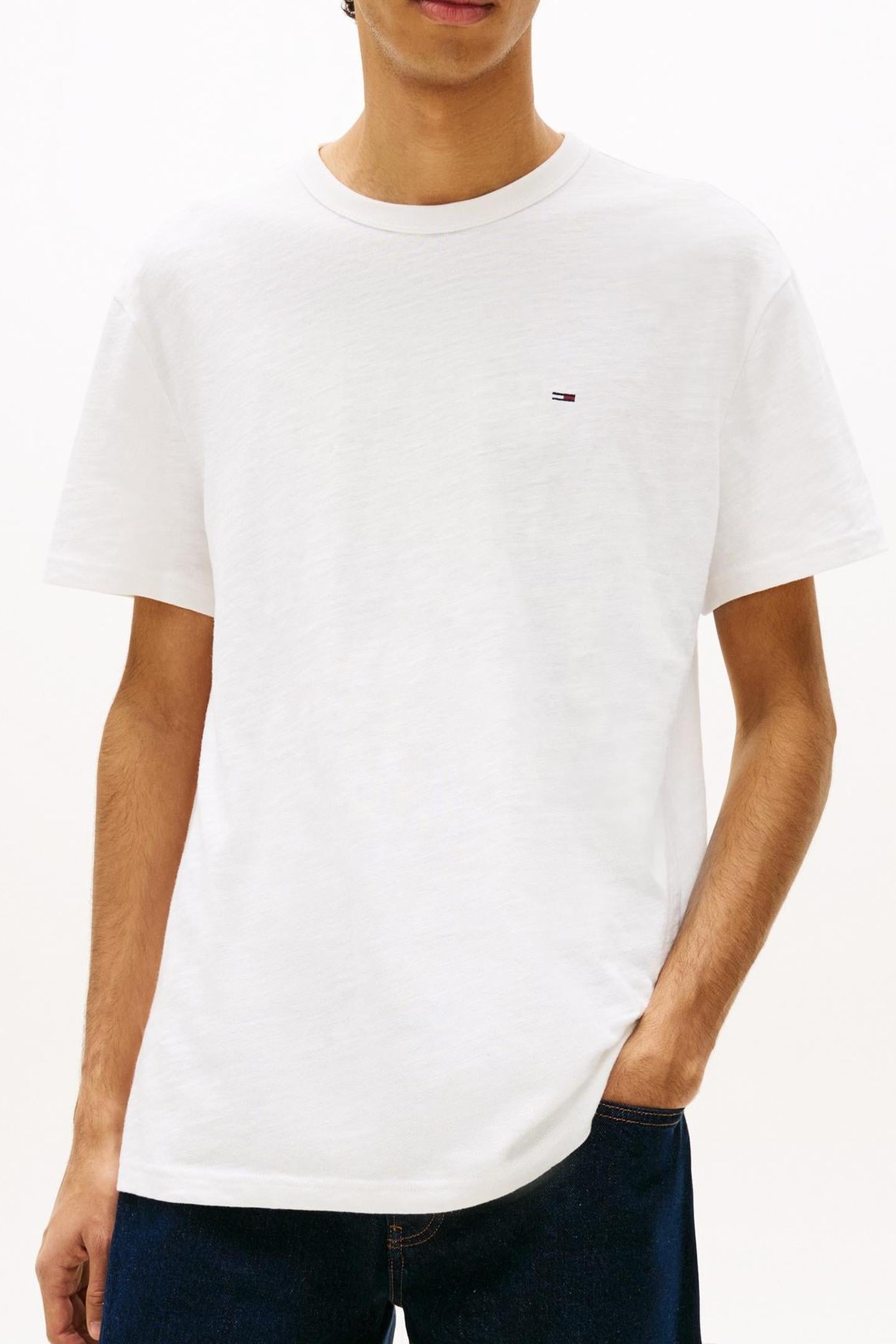 TJM REGULAR SFLAG SLUB T-SHIRT ECRU 1