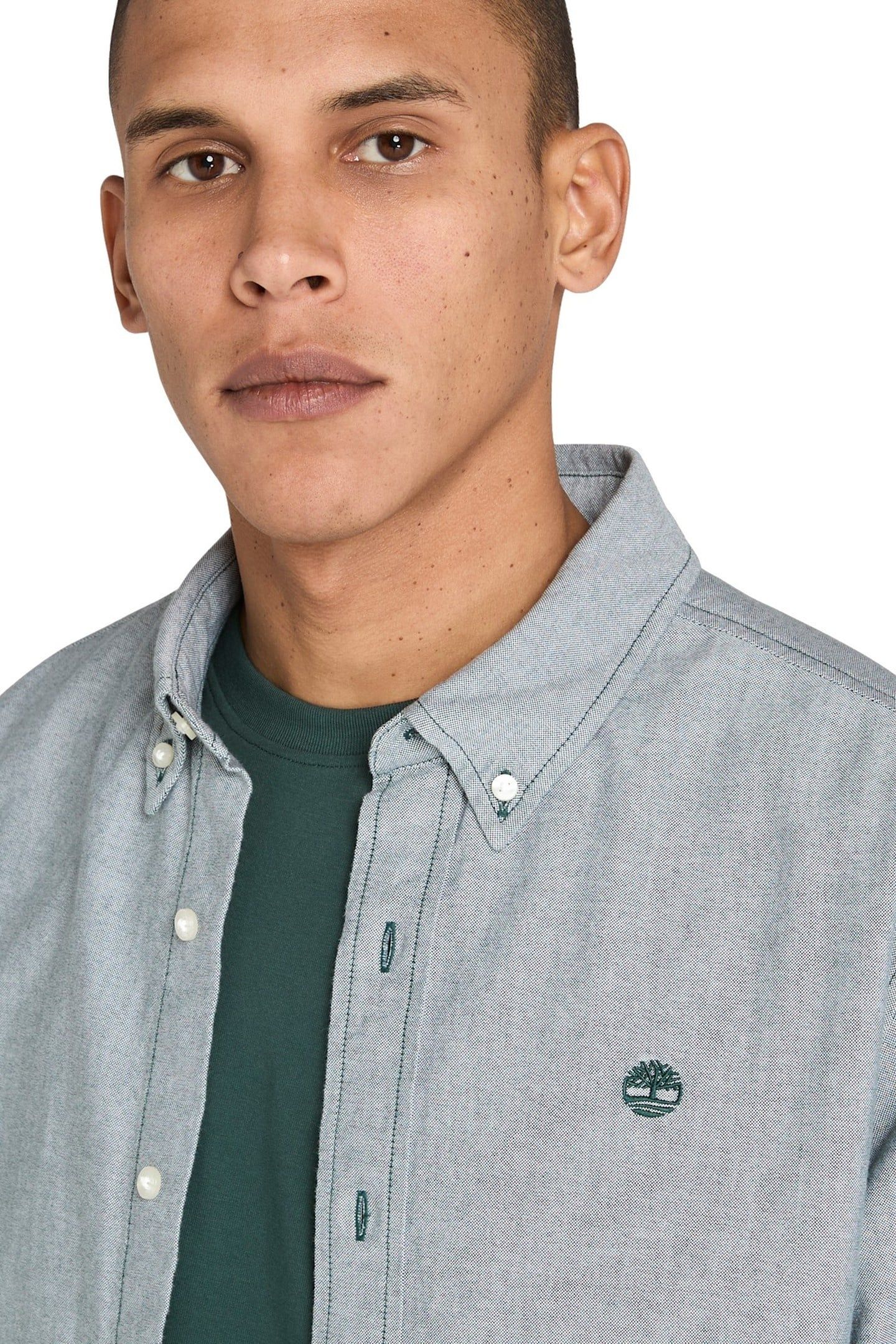 OXFORD STRIPED SHIRT GREEN GABLES YD 4
