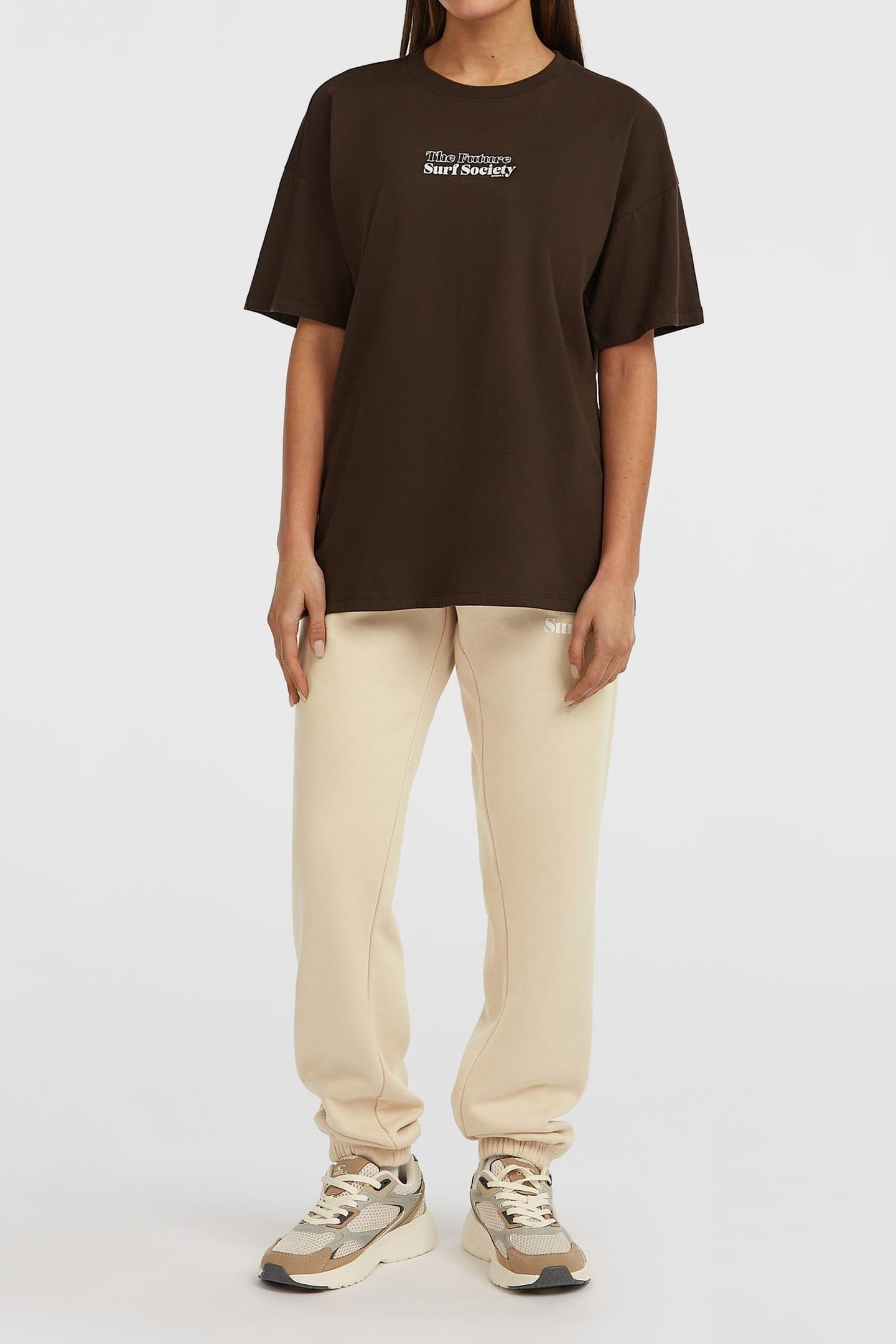 THE FUTURE SURF SOCIETY T-SHIRT COFFEE BEAN 2