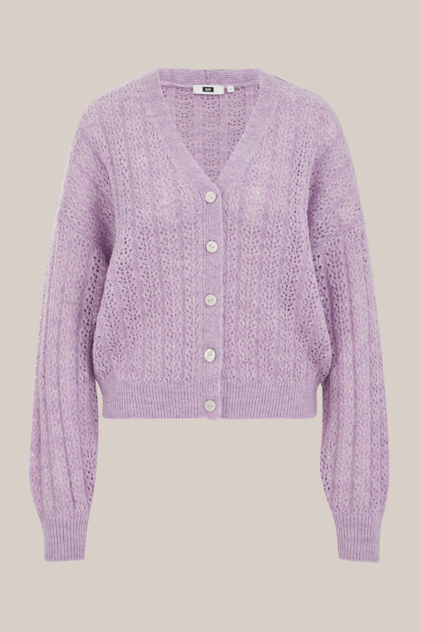 KNITTED CARDIGAN LILAC 5
