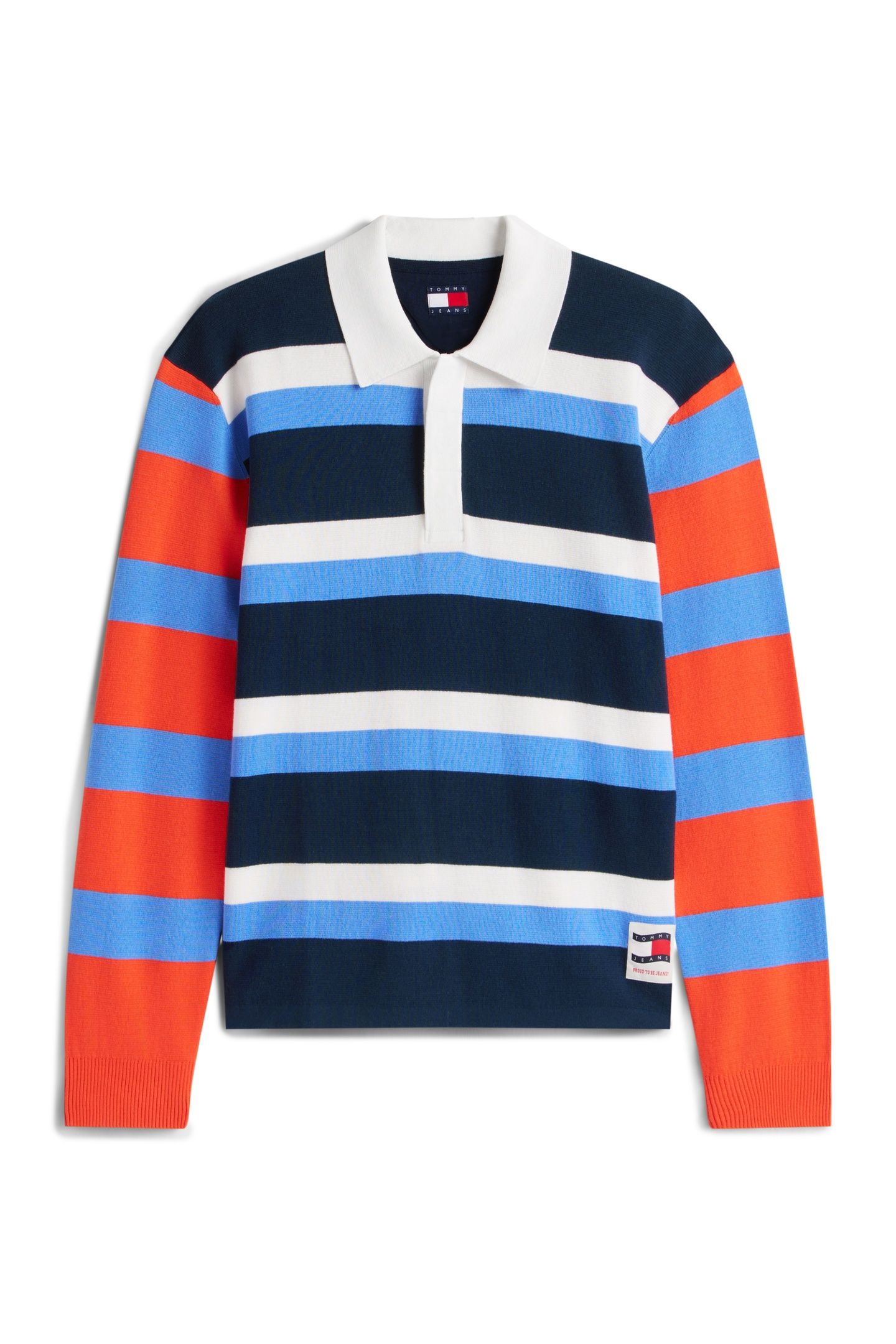 TJM REGULAR WOVEN RUGBY SWEATER BLUE TWILIGHT 4