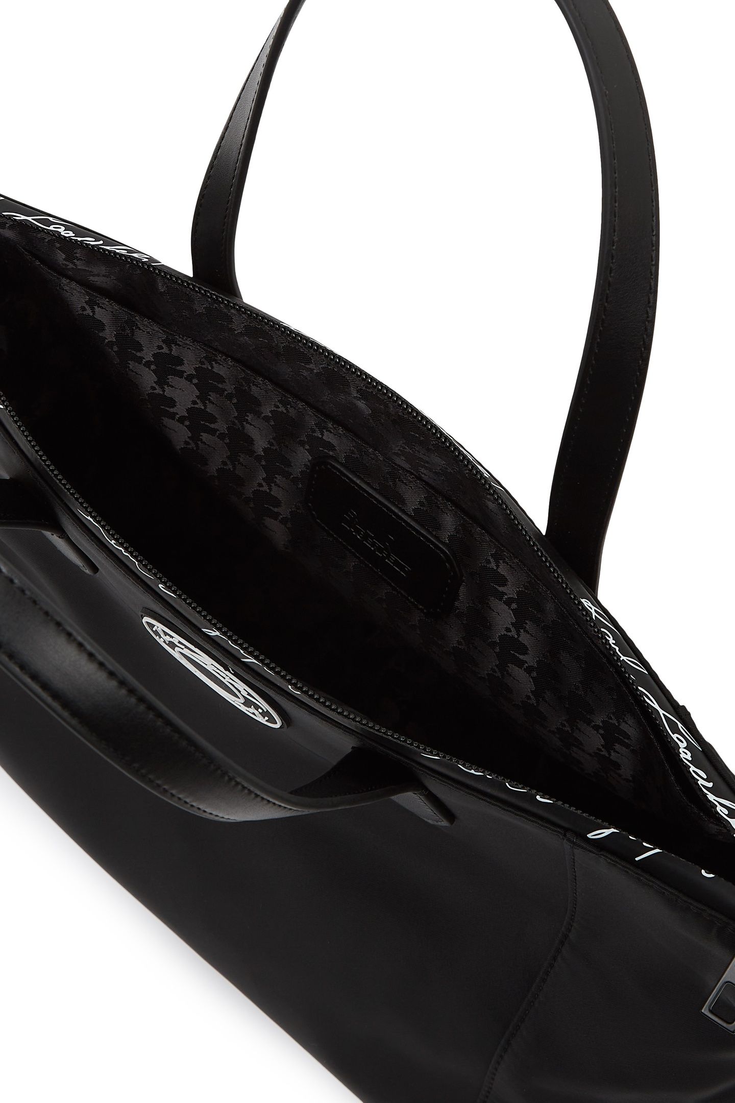 K/LUNA NYLON SMALL TOTE BLACK 2