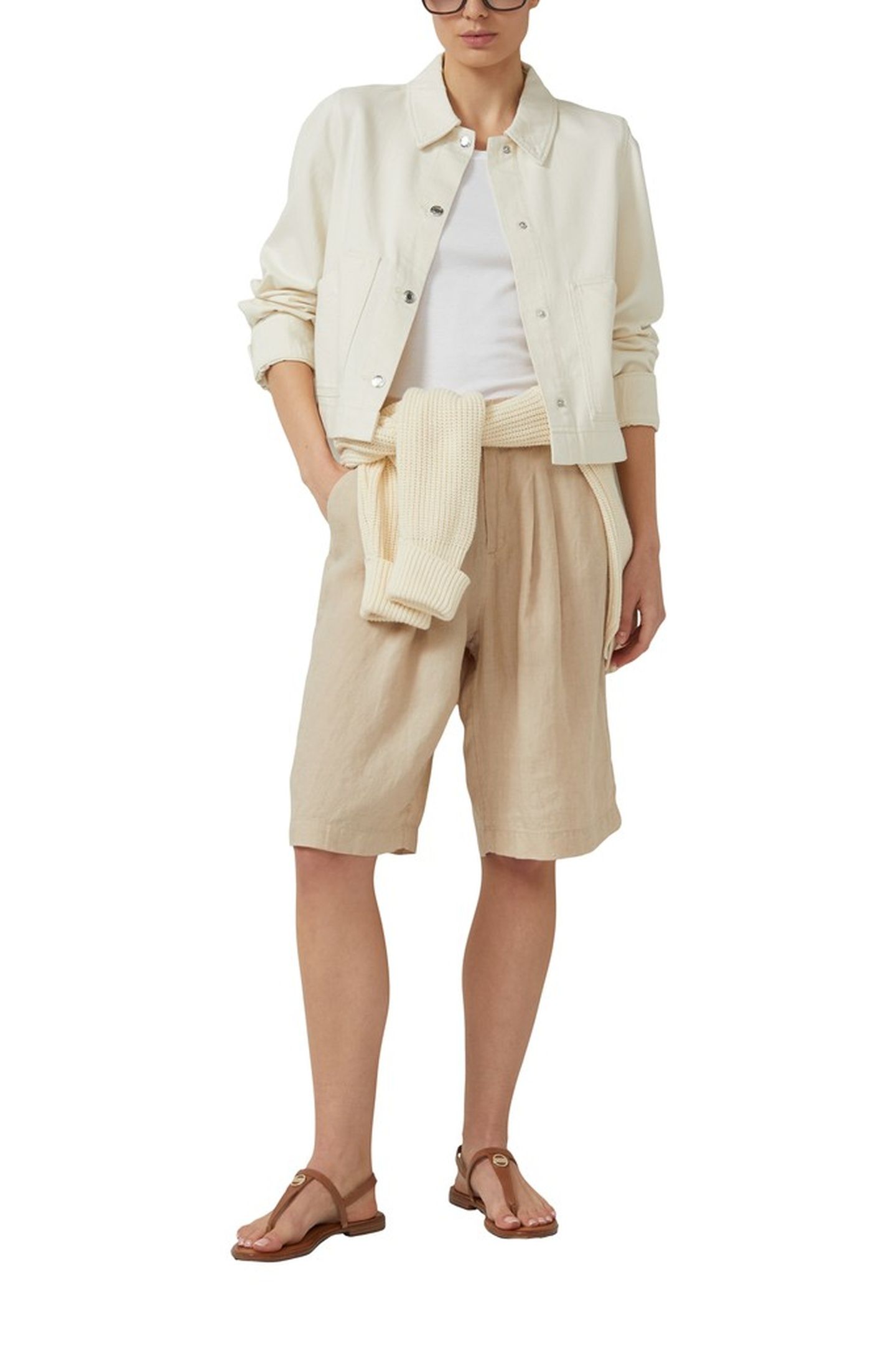S.OLIVER SHORTS BEIGE 2