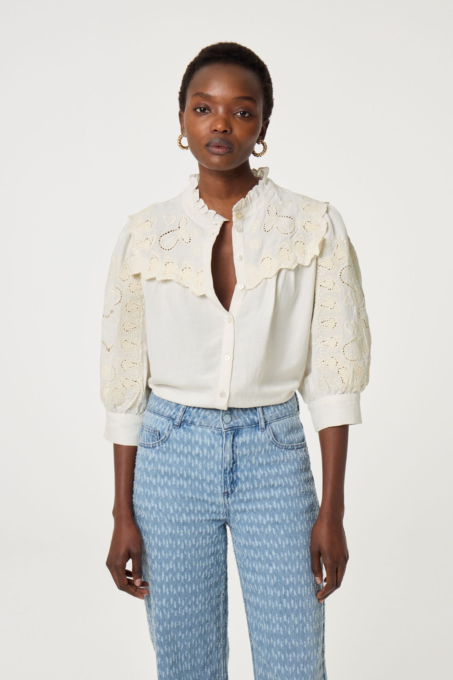 DEA BLOUSE COSY WHITE 1