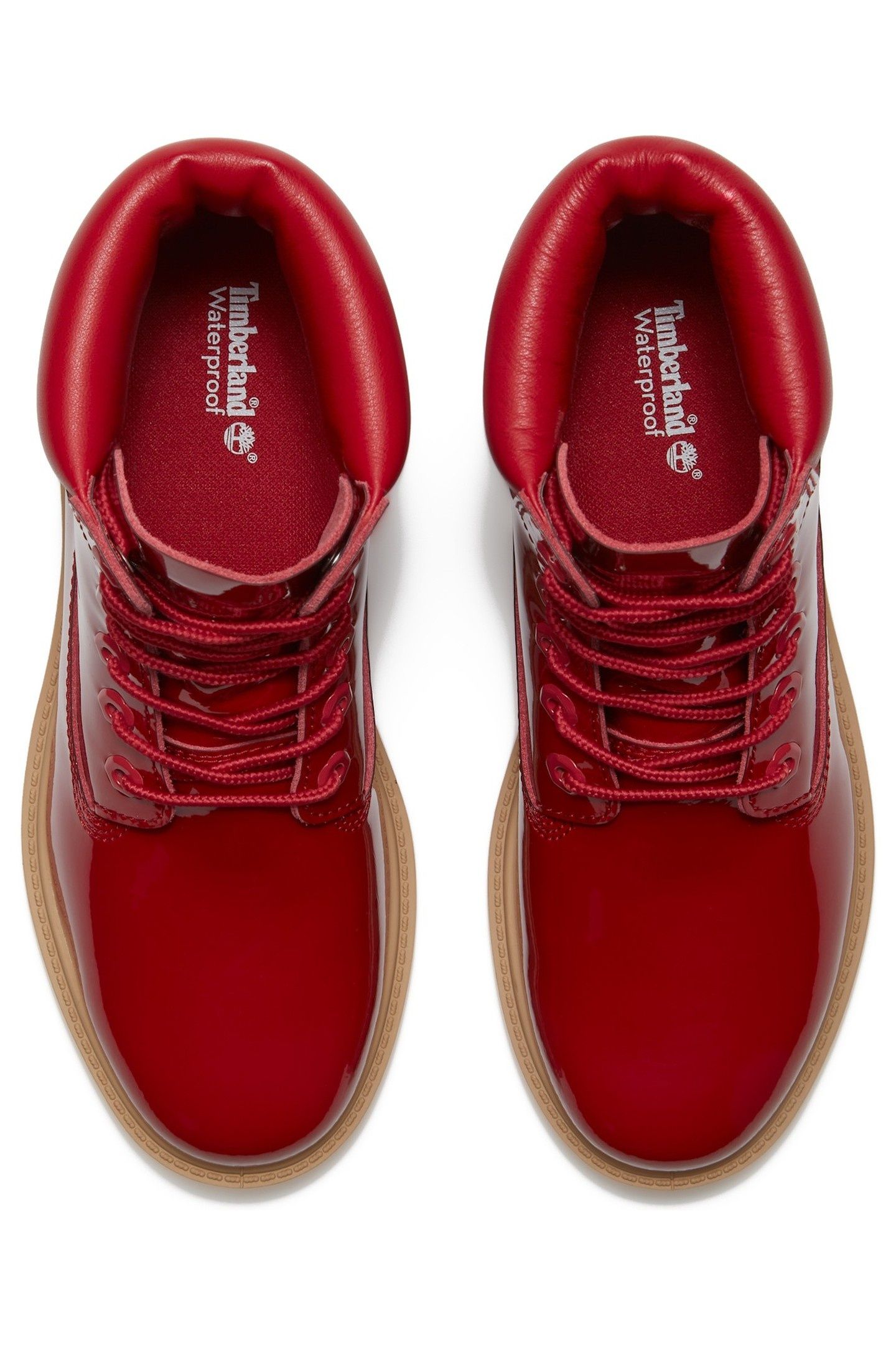 6 INCH LACE UP WATERPROOF BOOT MEDIUM RED 6