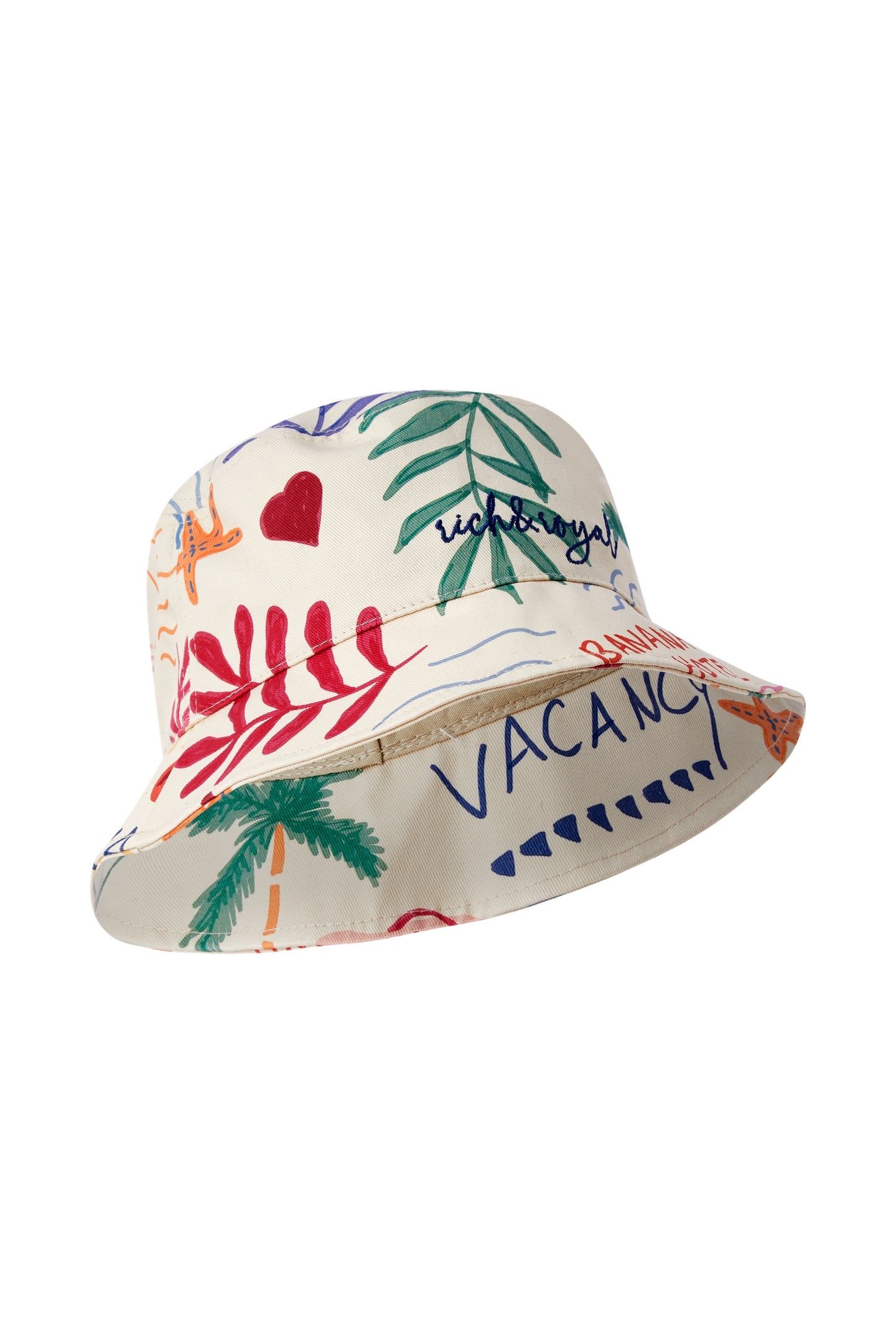 EMBROIDERY BUCKET HAT PEARL WHITE 3
