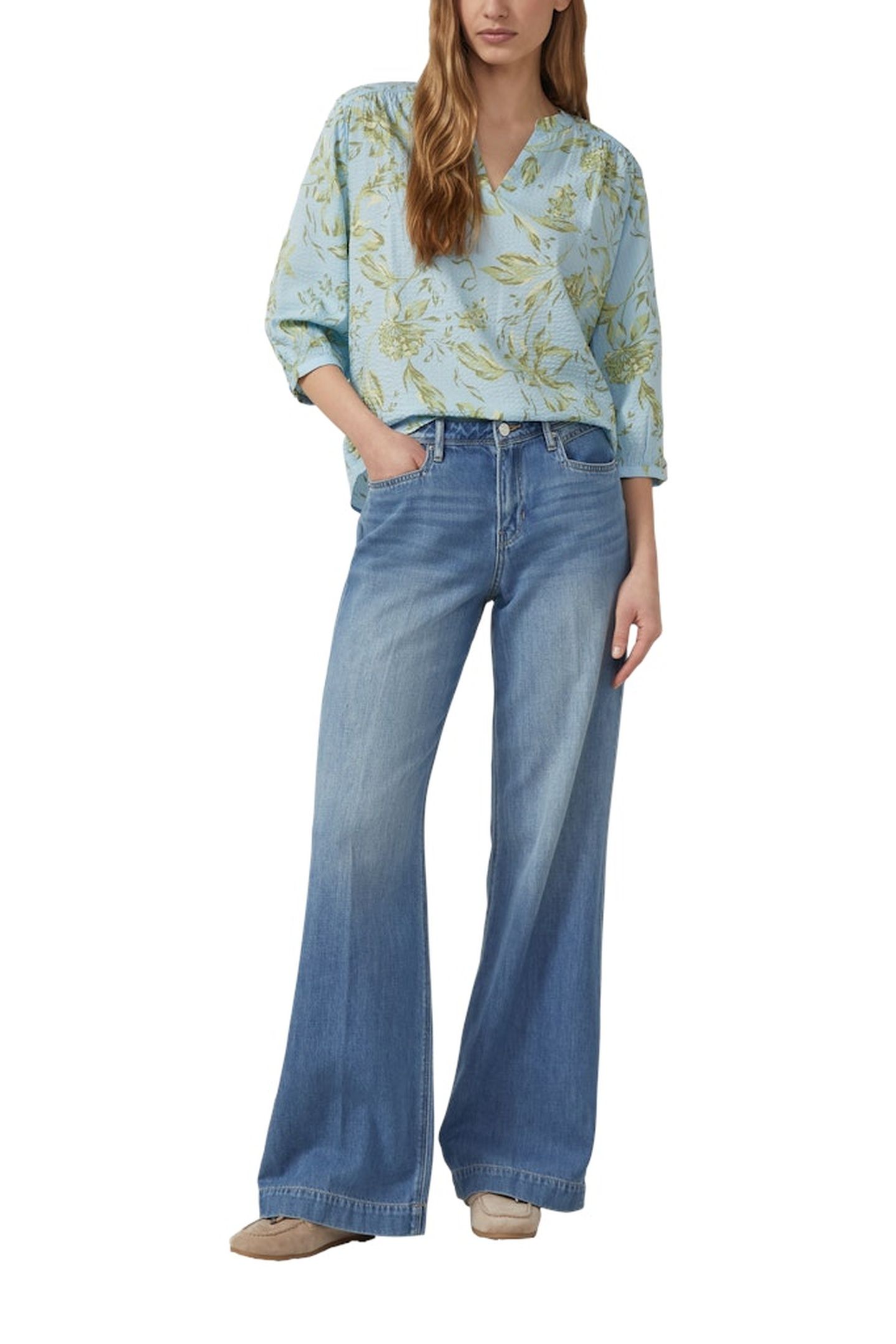 S.OLIVER BLOUSES BLUE 2