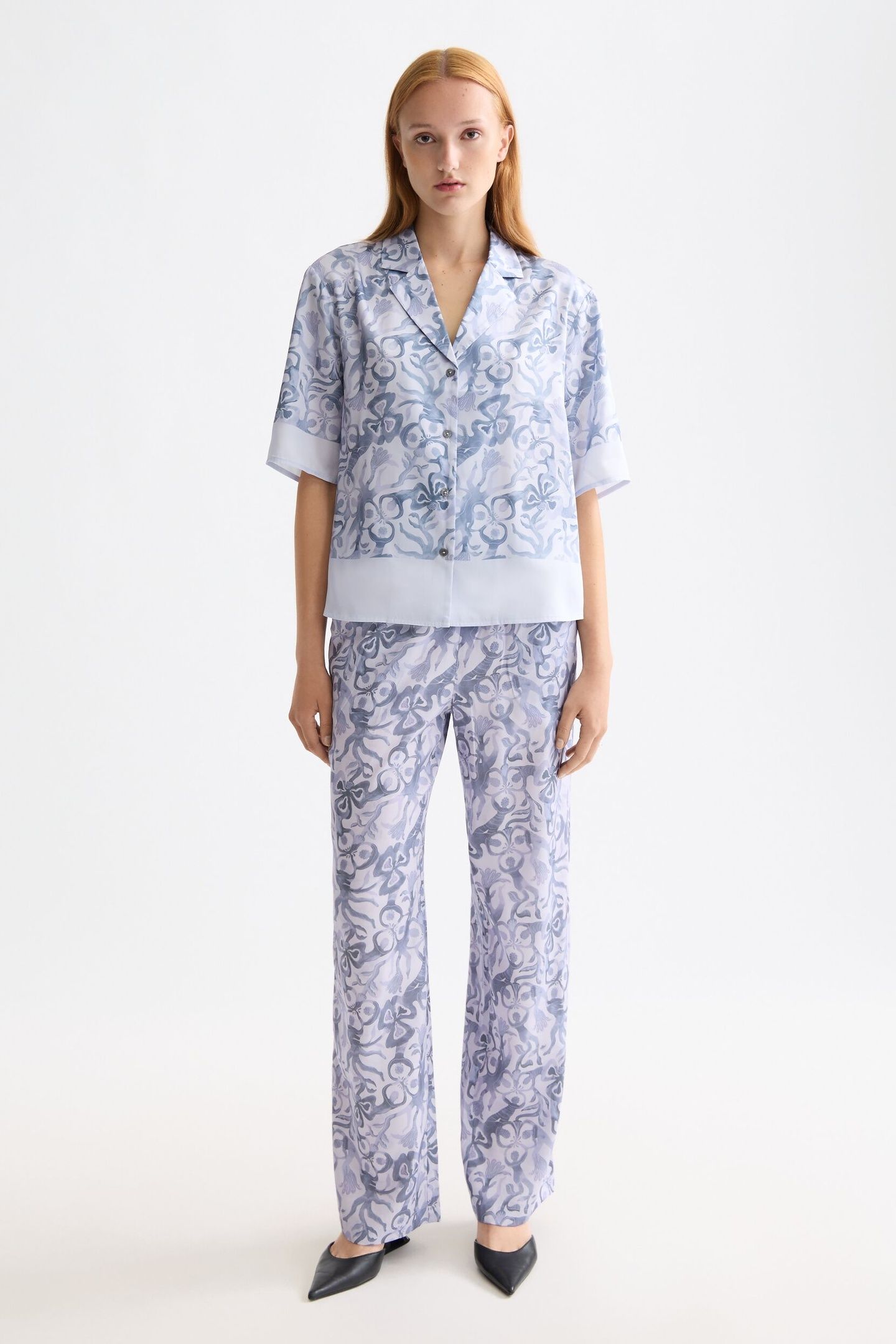 PRINTED SHORT SLEEVE SHIRT DANCER LAVENDER 4
