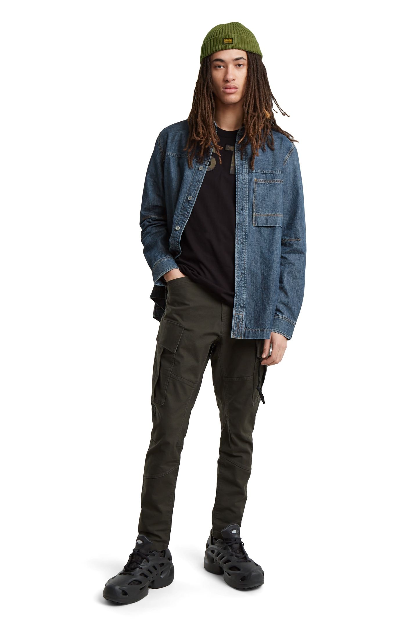 ZIP POCKET 3D SKINNY CARGO 2.0 ASFALT 1
