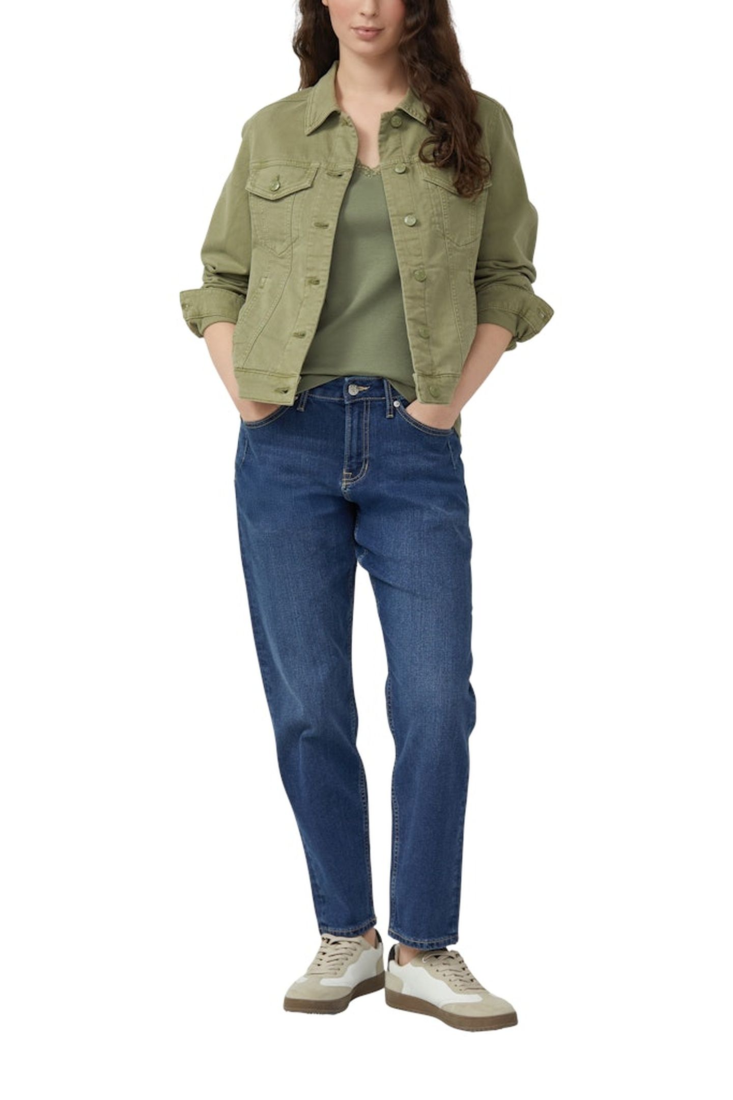 S.OLIVER T-SHIRTS ARMY GREEN 2
