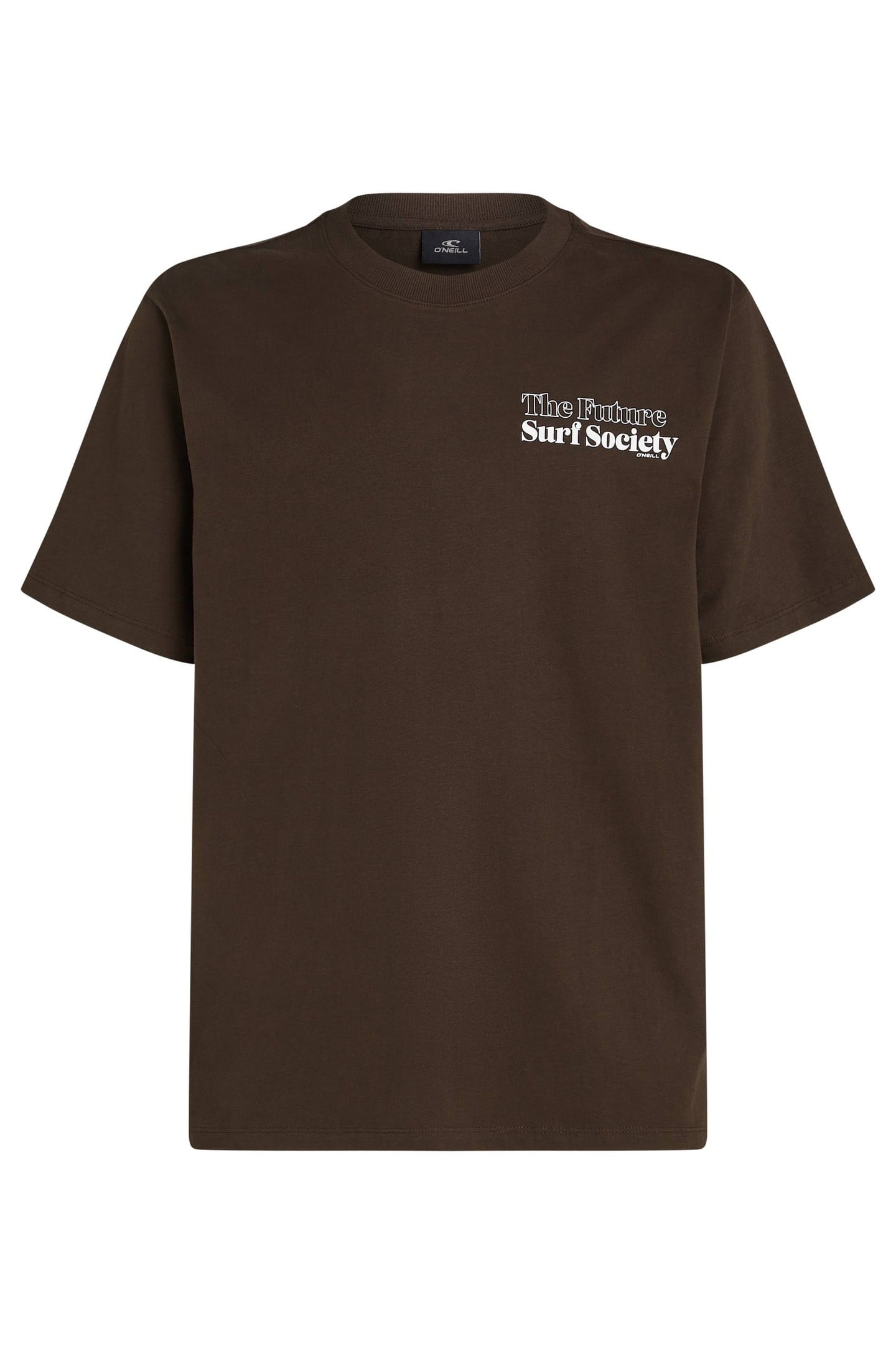 THE FUTURE SURF SOCIETY T-SHIRT COFFEE BEAN 4