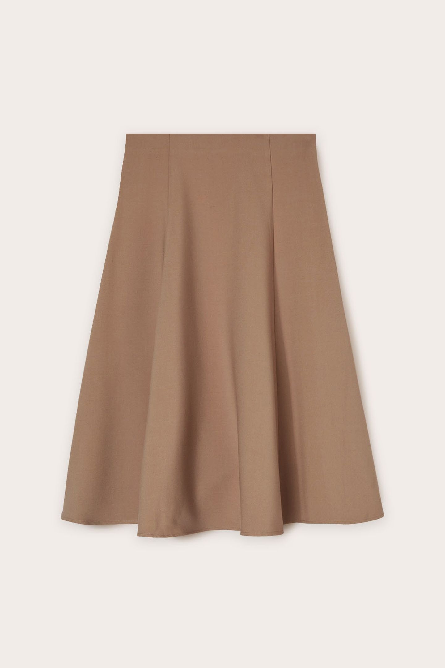 HALF CIRCLE SKIRT BEIGE 4