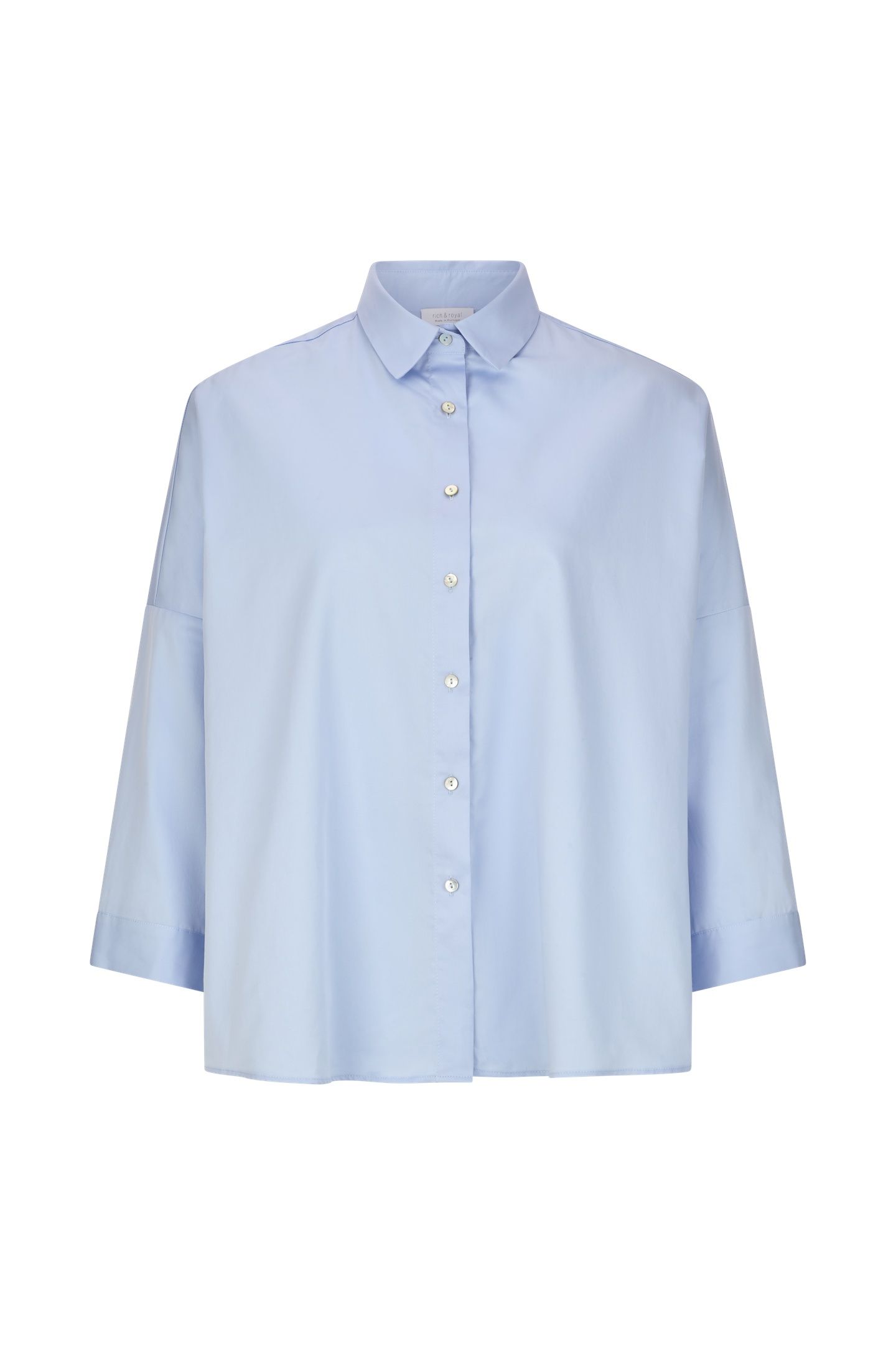 COTTON BLOUSE SKYWAY BLUE 4