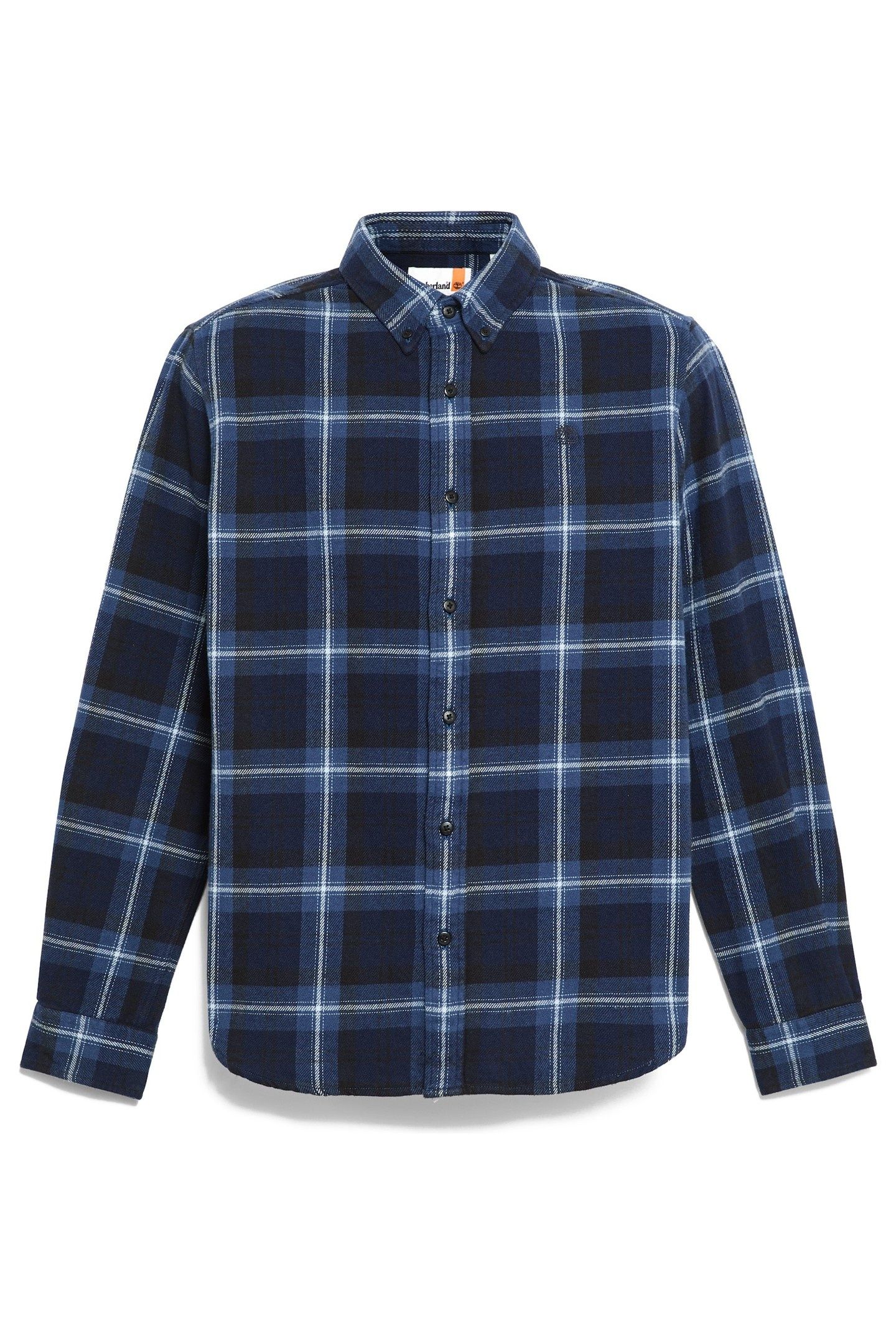 MIDWEIGHT FLANNEL CHECK SHIRT PEACOAT YD 4