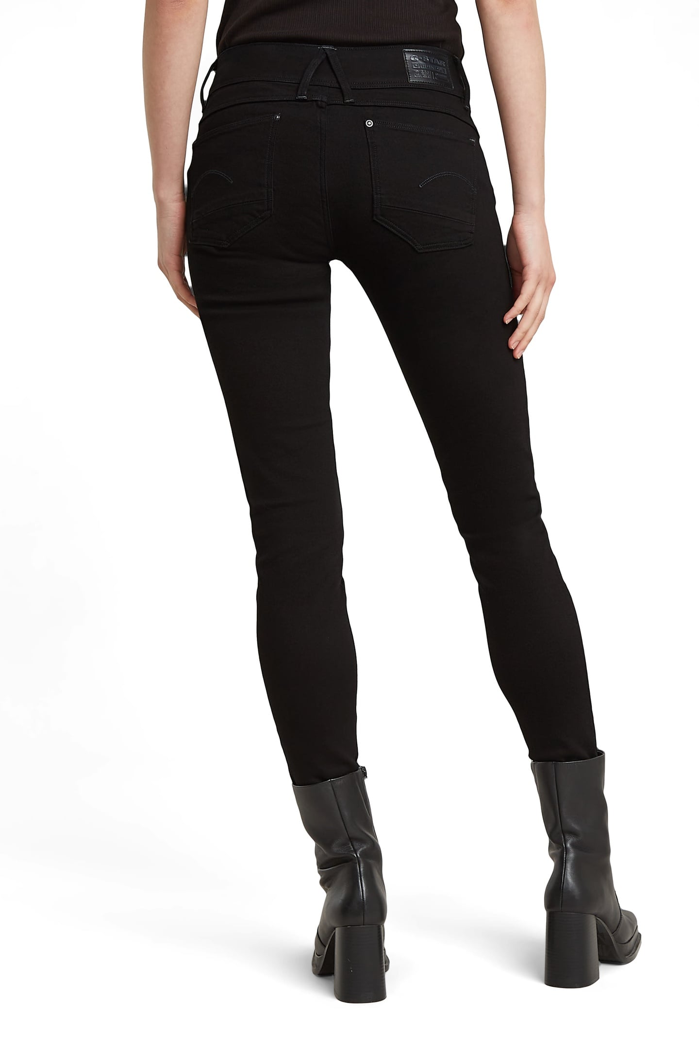 LYNN MID SKINNY PITCH BLACK 3