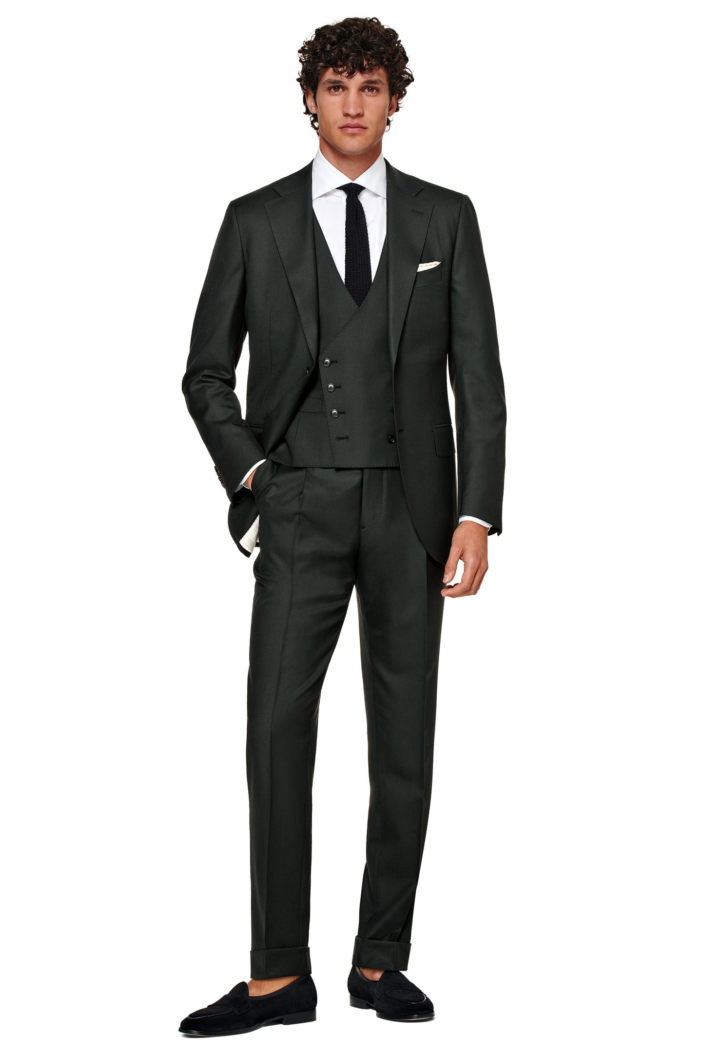 SUIT3P-MID-GREEN NESTED SUITS DARK GREEN 1