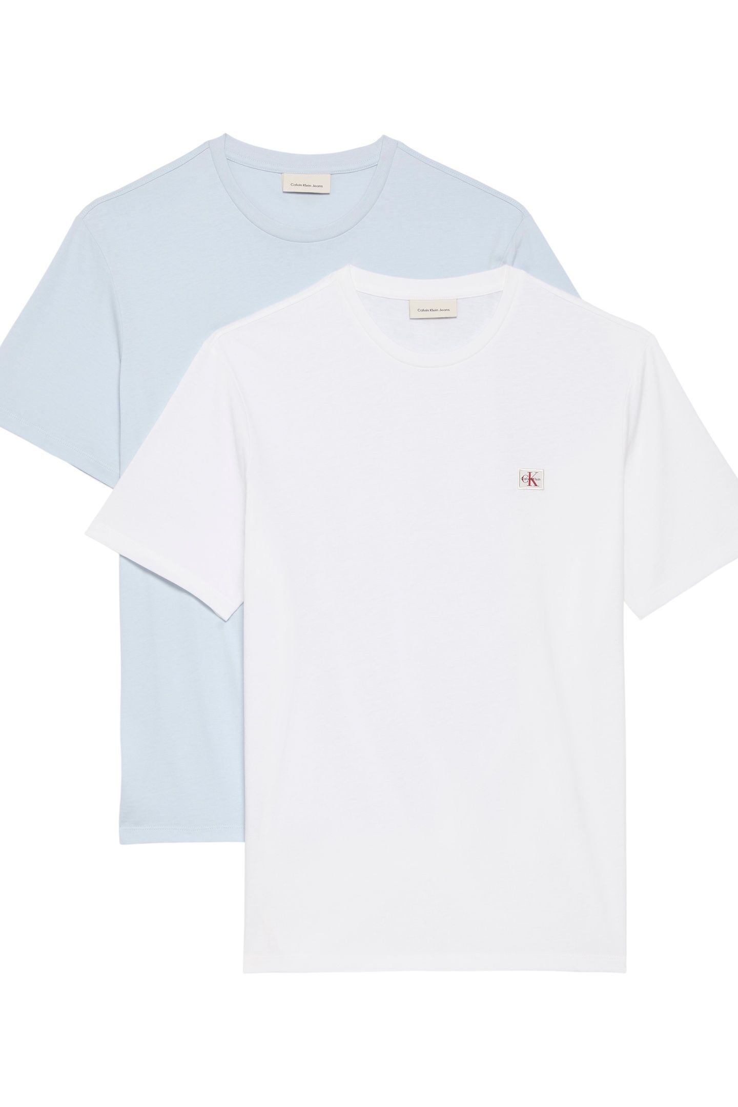 SS BADGE TEE 2-PACK BRIGHT WHITE/PLEIN AIR 5