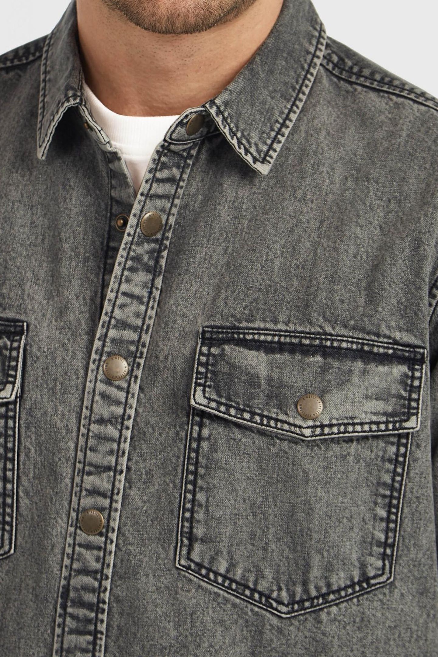 O'RIGINALS DENIM SHIRT BLACK OUT 6