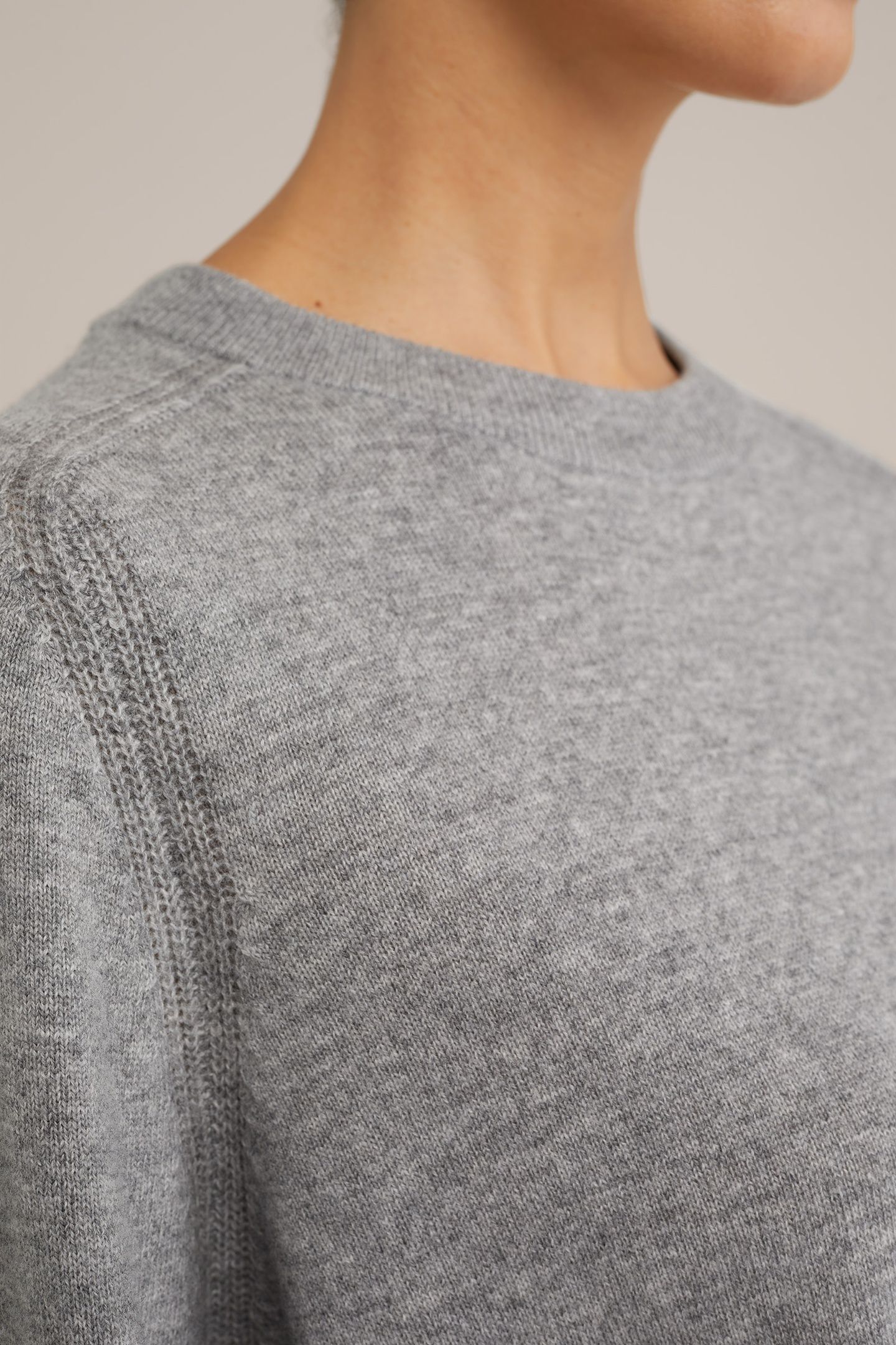 KNITTED PULLOVER GREY 6