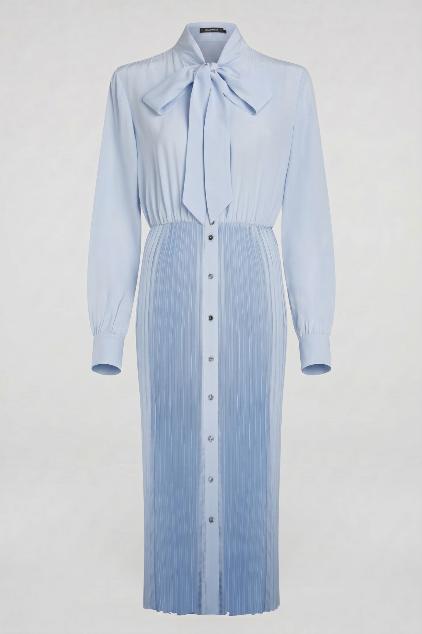 PLEATED SHIRT DRESS KENTUCKY BLUE 3