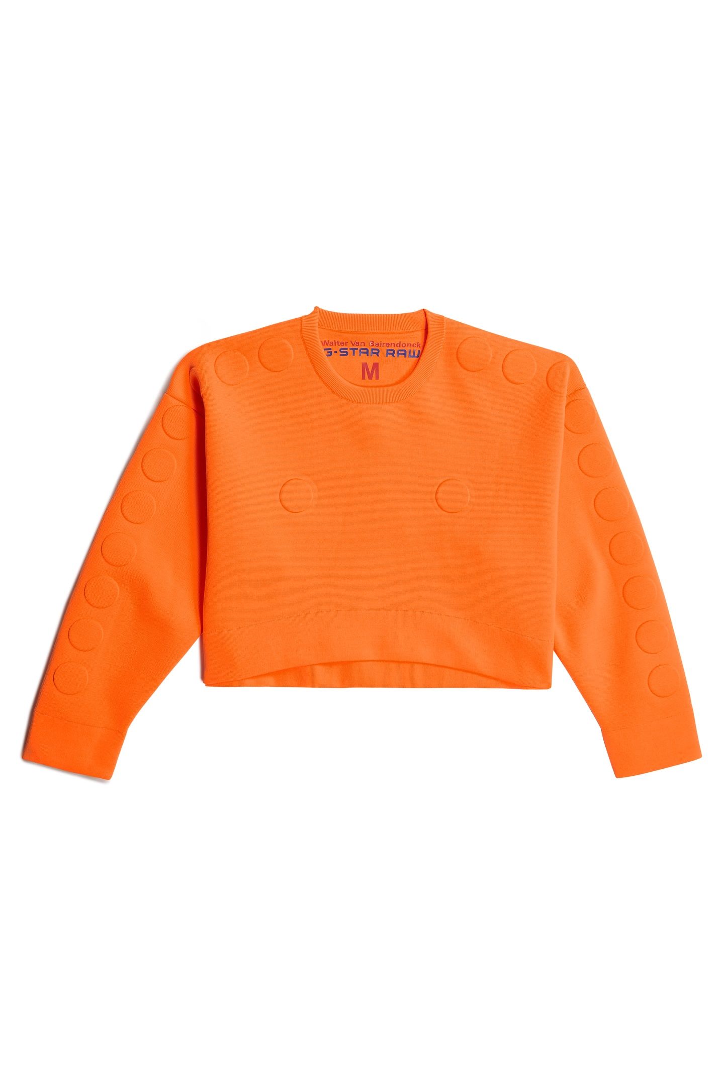 GSXWVB OVERSIZED SHORT SWEAT KNIT SIGNAL ORANGE 4