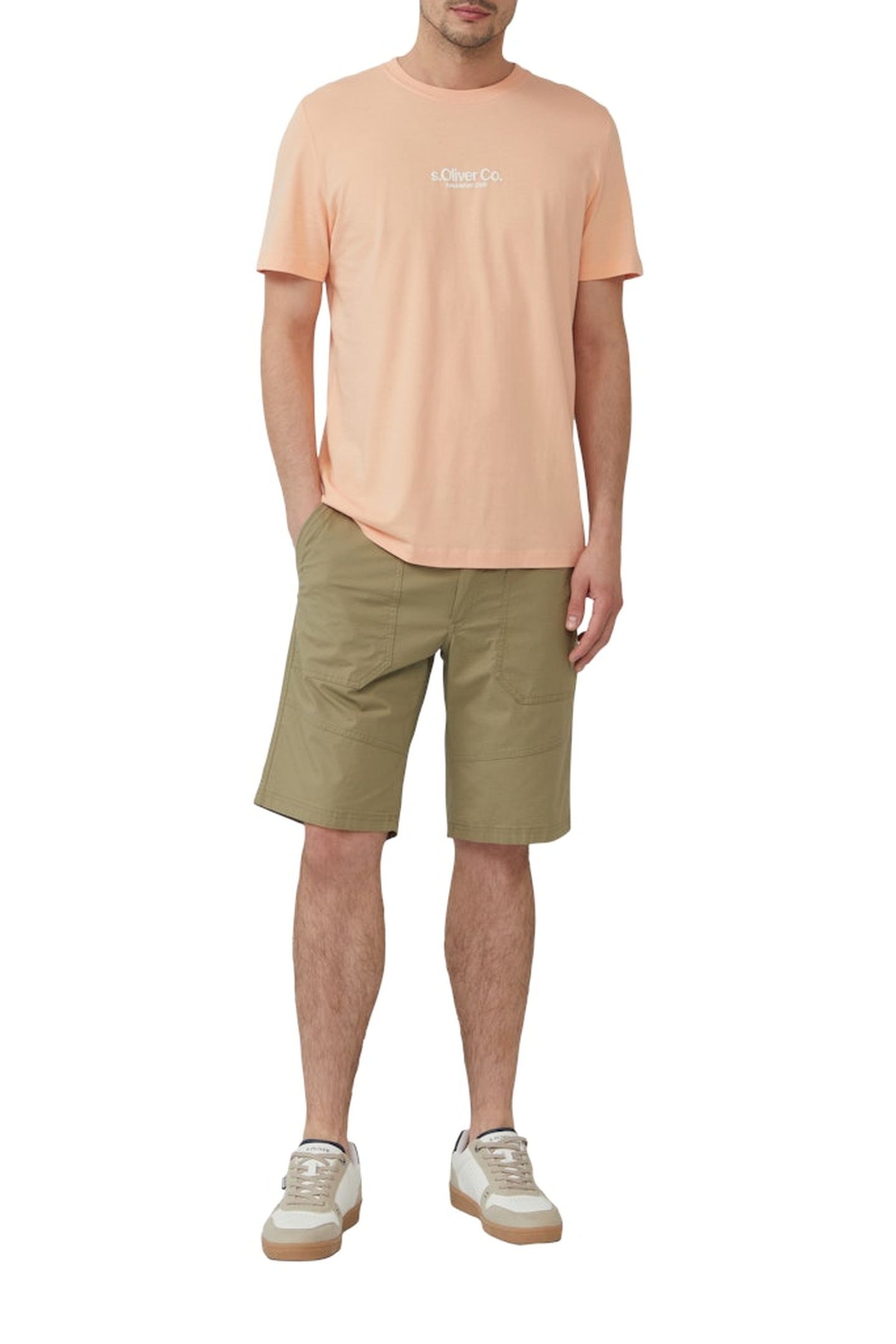 S.OLIVER SHORTS DARK GREEN 2