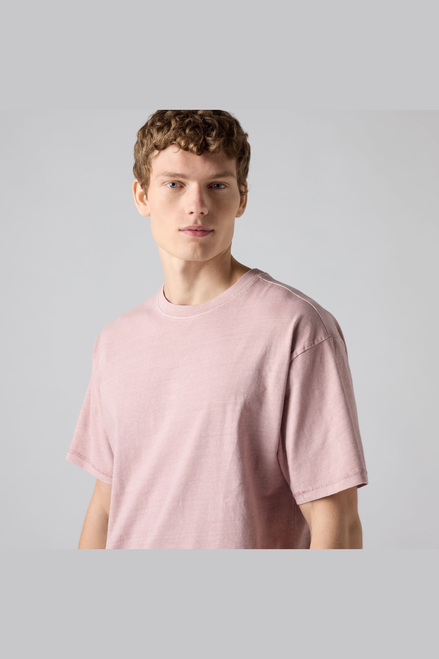 BOXY SS TEE GRUNGE WASH WOODROSE 5