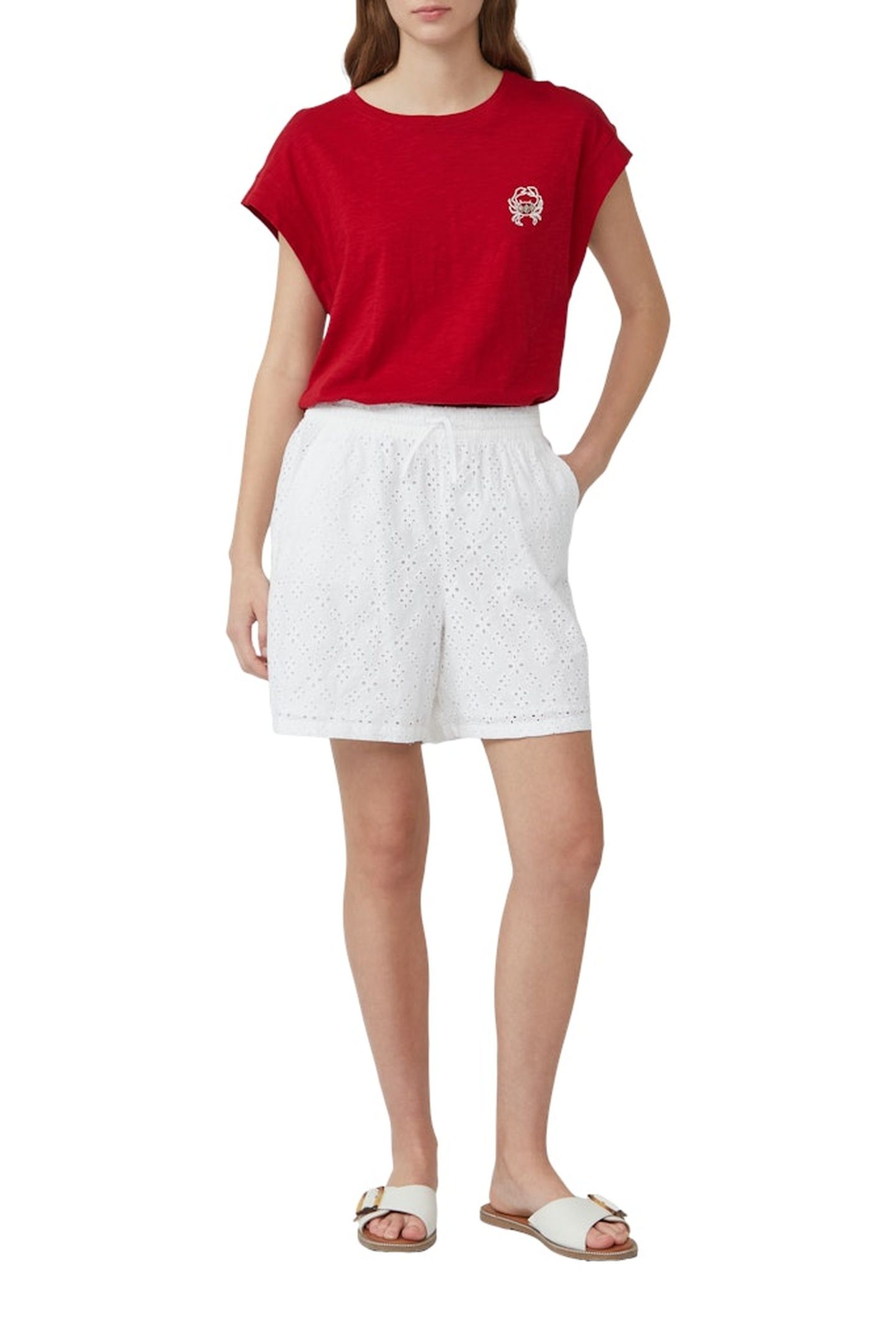 S.OLIVER SHORTS WHITE 2