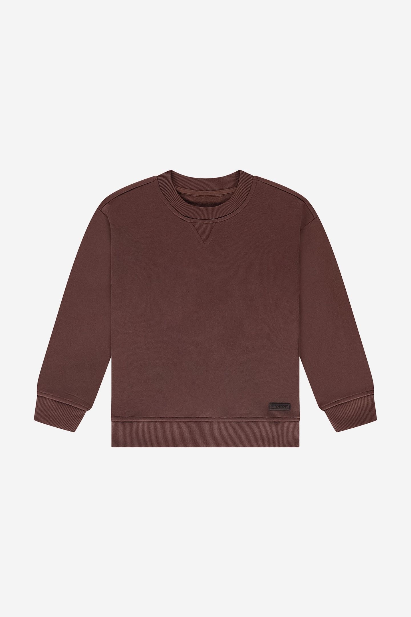 CRACKED SWEATSHIRT FLOWERFIELD BROWN 1