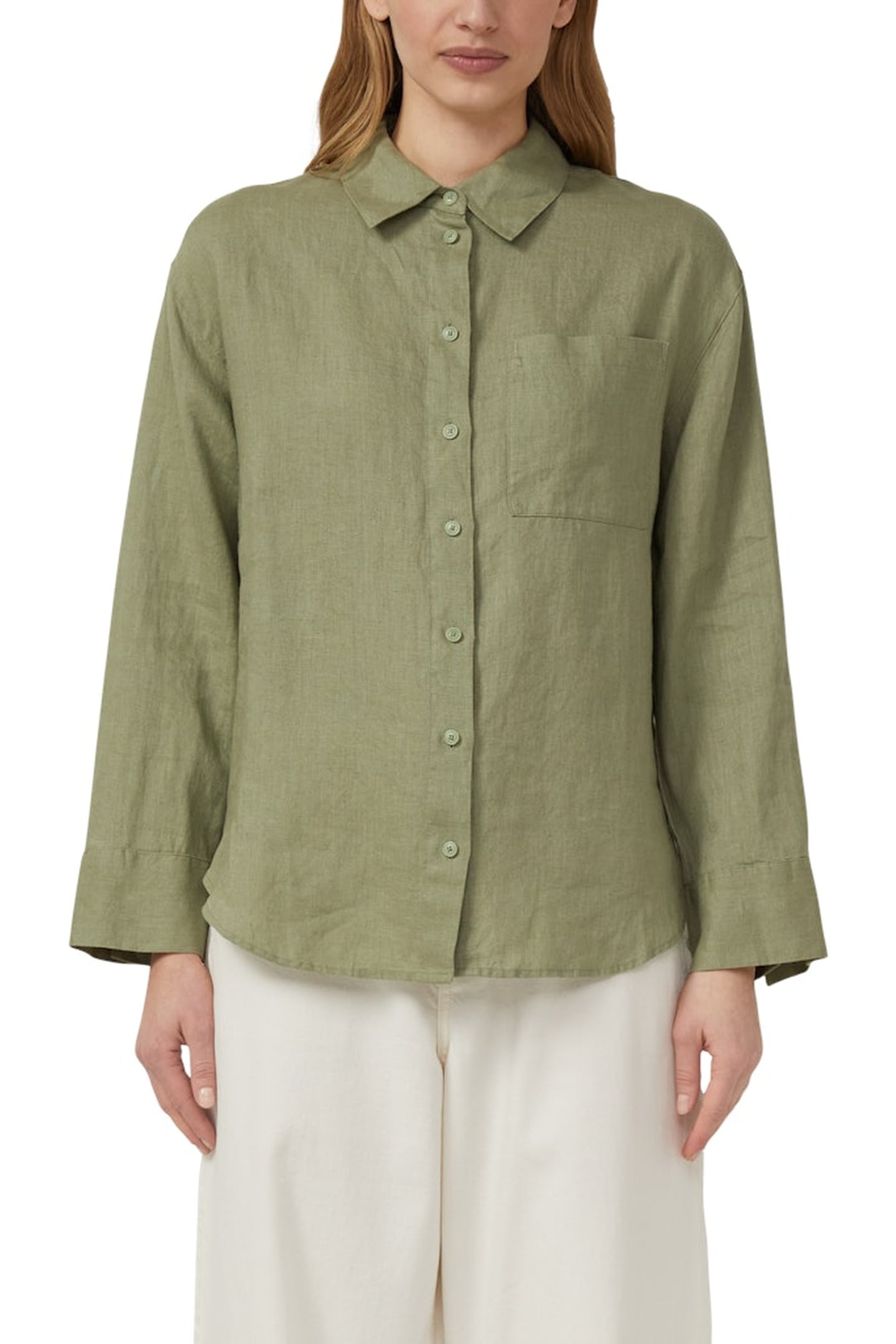 S.OLIVER BLOUSES ARMY GREEN 1