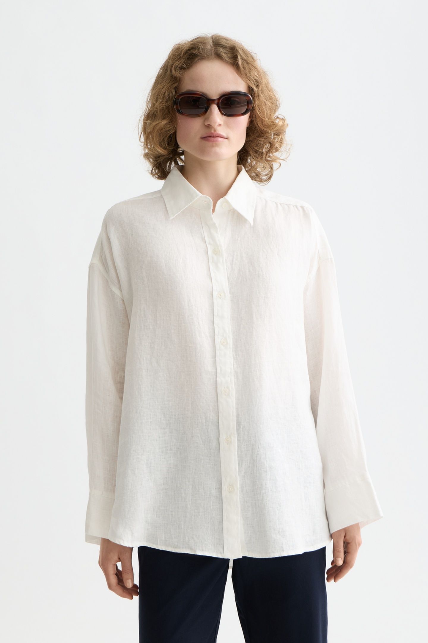 LINEN SHIRT WHITE 1