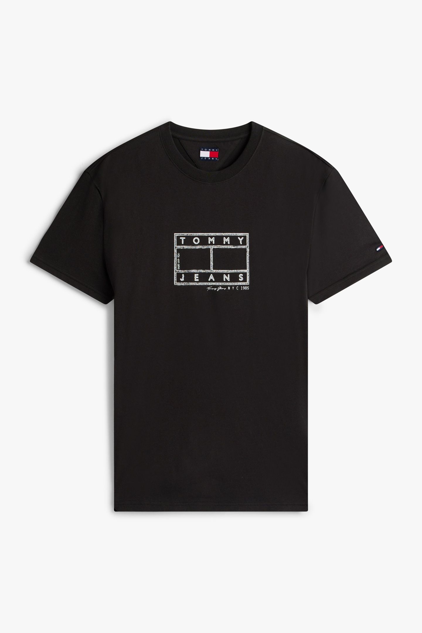 TJM REGULAR CENTER FLAG TEE BLACK 4