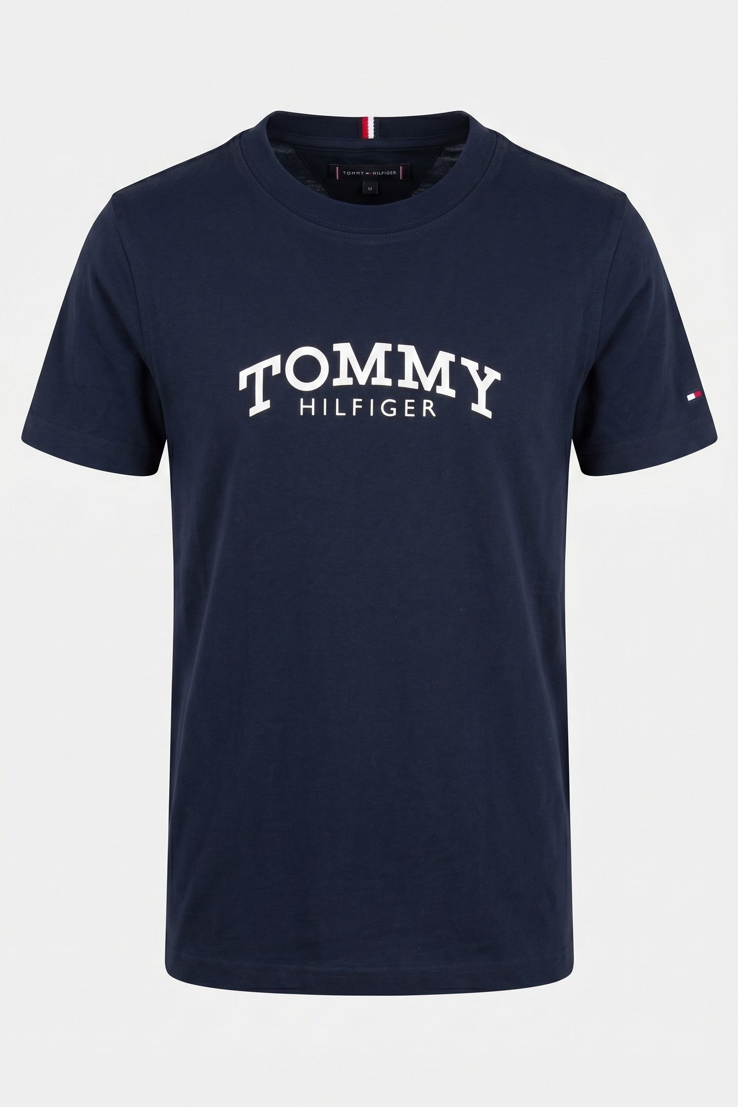 BOYS MONOTYPE PRINT GRAPHIC T-SHIRT DARK NIGHT NAVY 2