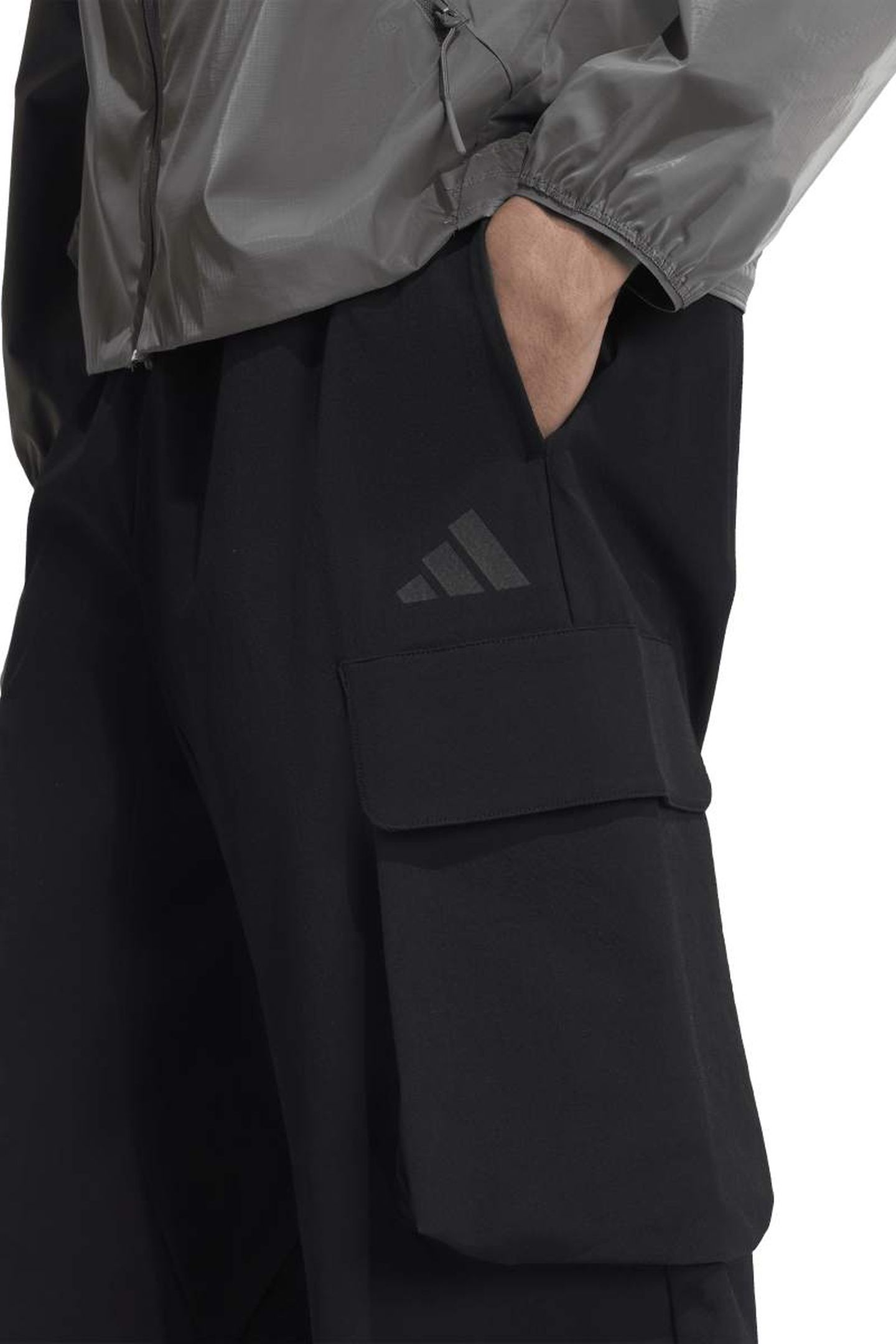 UNISEX SPORTSWEAR CITY TECH WINDBREAKER PANTS BLACK 6