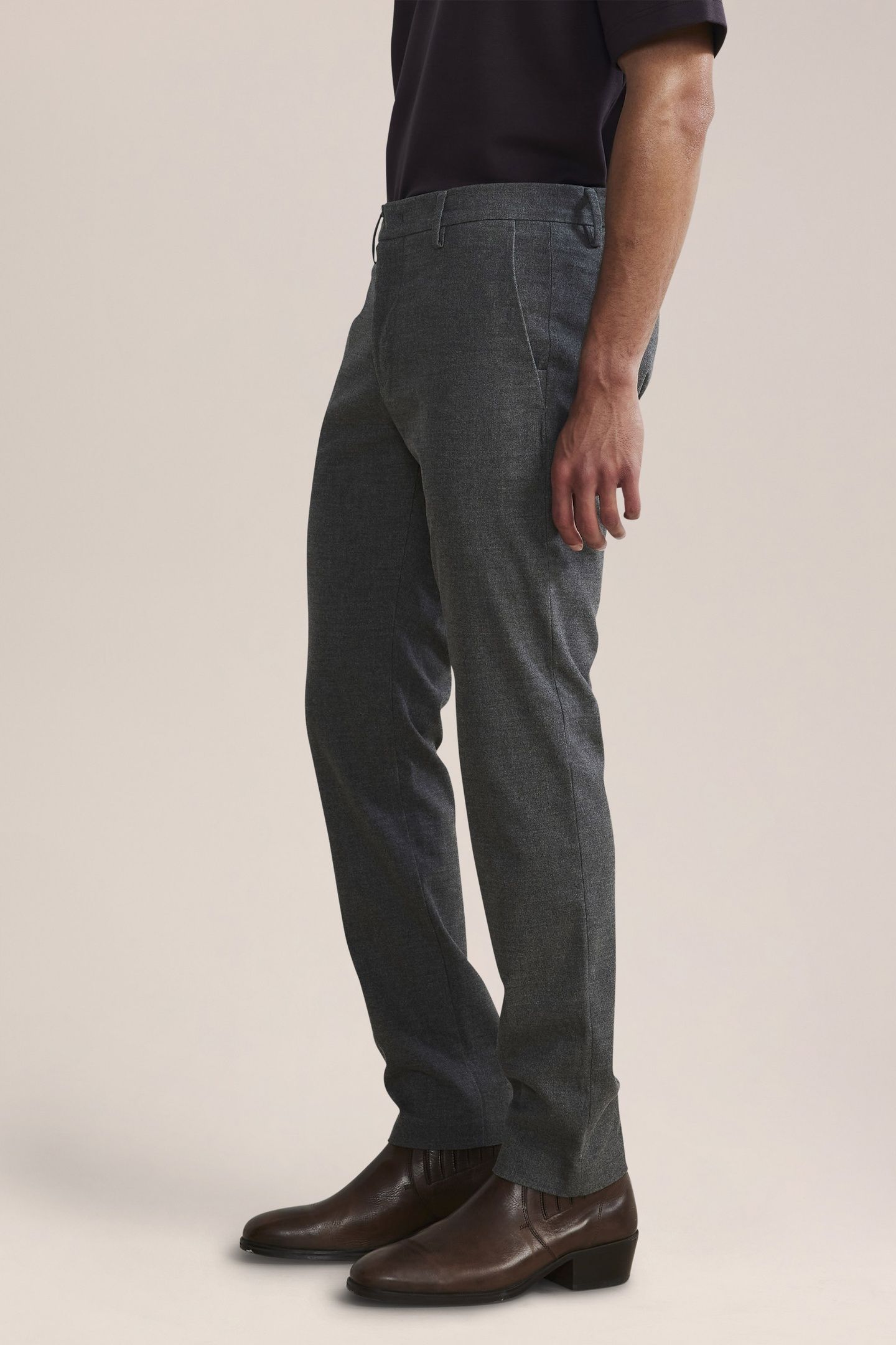THEO 1393 TROUSERS INK GREY 3