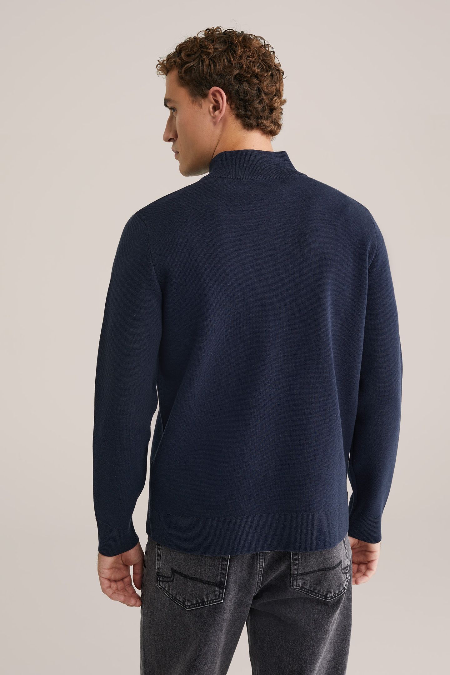 HALFWAY ZIPPER DARK BLUE 4