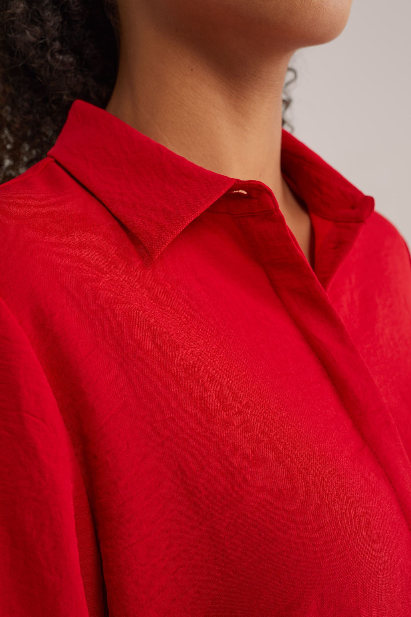 BLOUSE FIRE RED 5