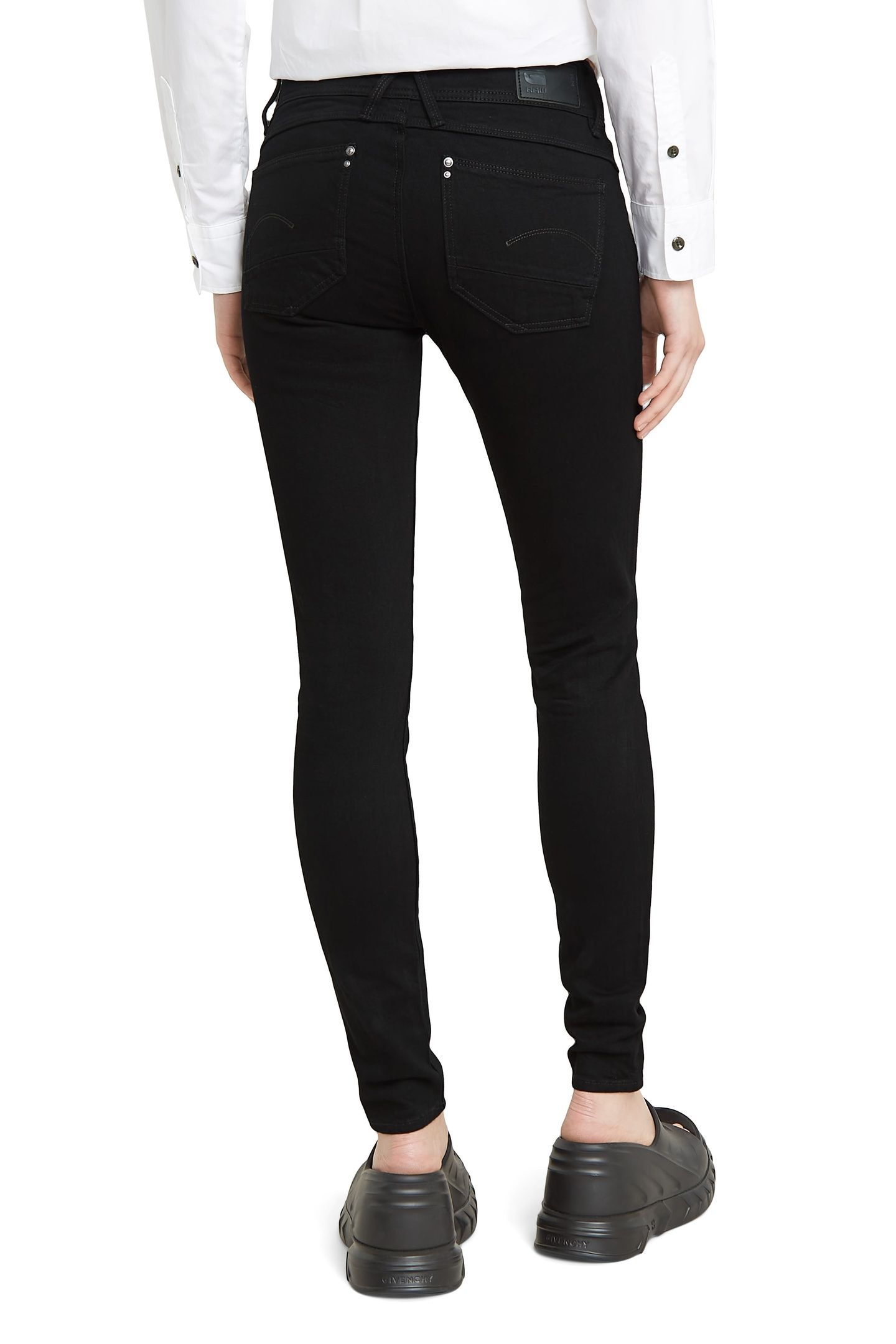 LYNN MID SKINNY PITCH BLACK 3