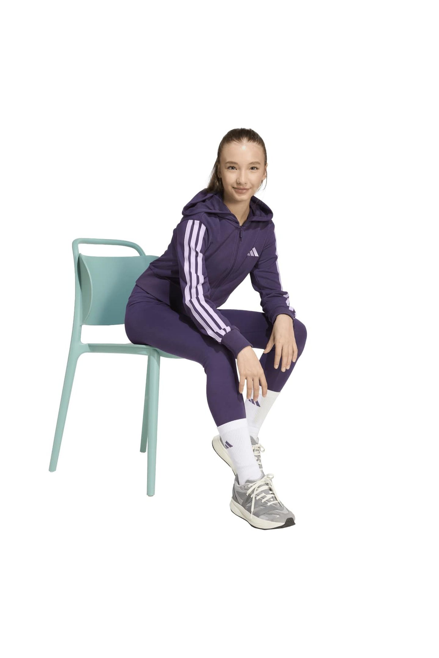 SPORTSWEAR ESSENTIALS FULL ZIP HOODIE AURORA PLUM 5