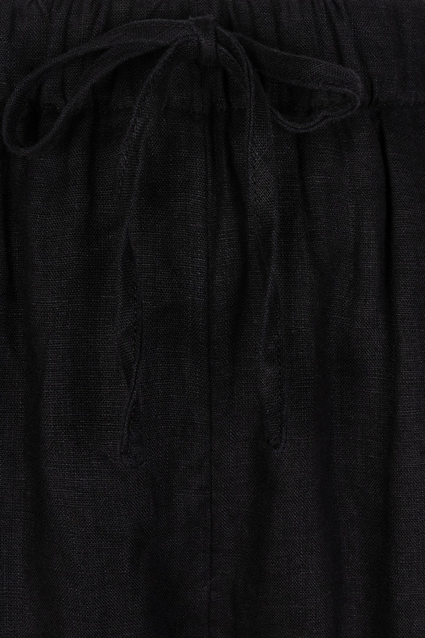 TROUSERS LINEN BLACK 7